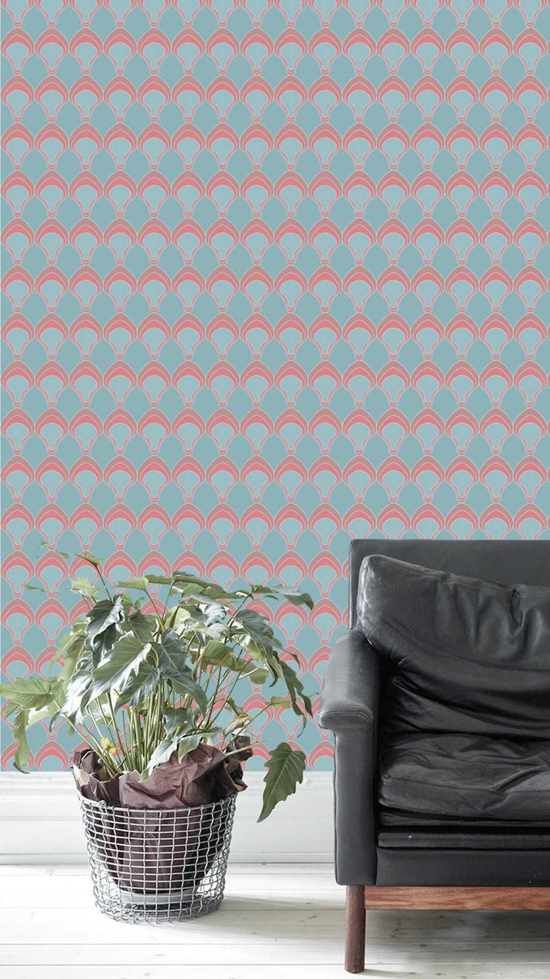 vintage print wallpaper