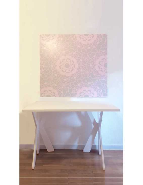 crochet printed wall paper