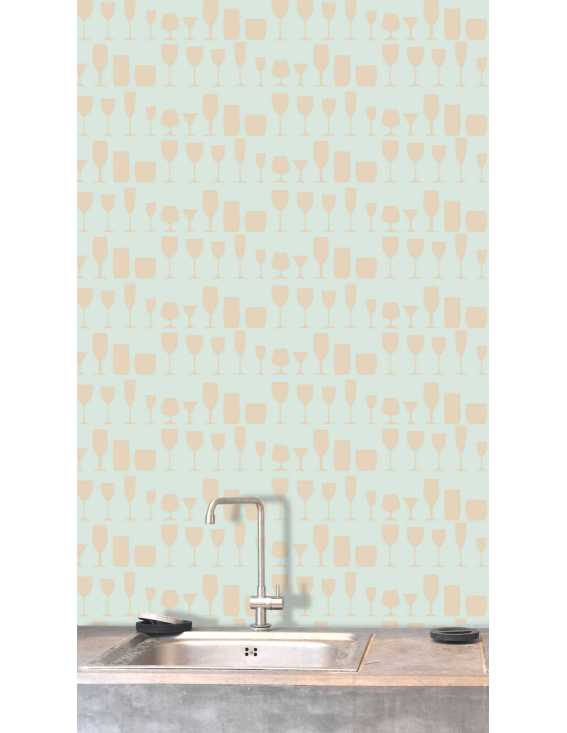 cocina papel pintado