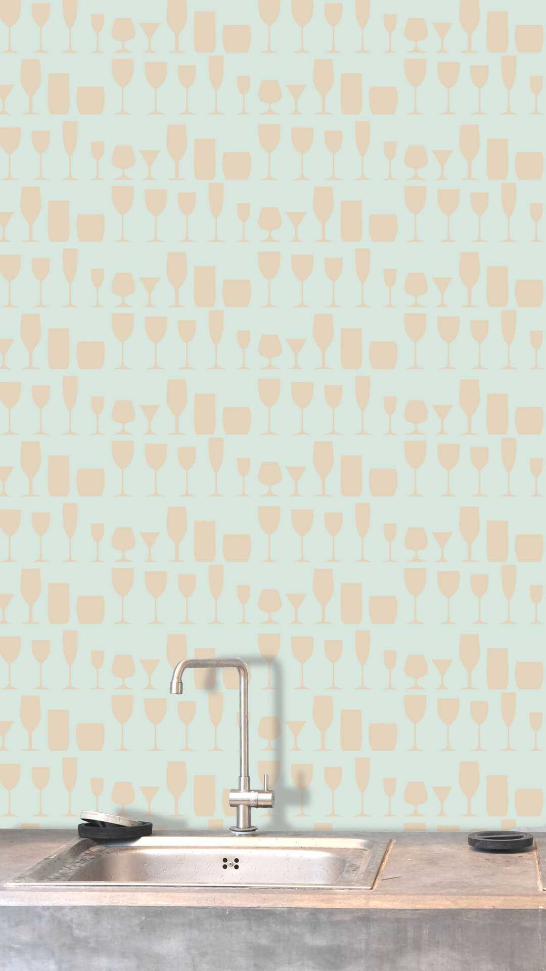 cocina papel pintado