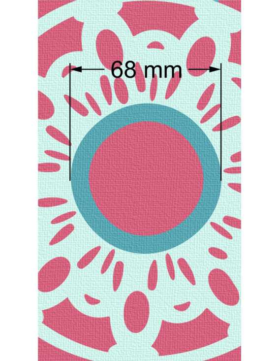 crochet printed wall paper