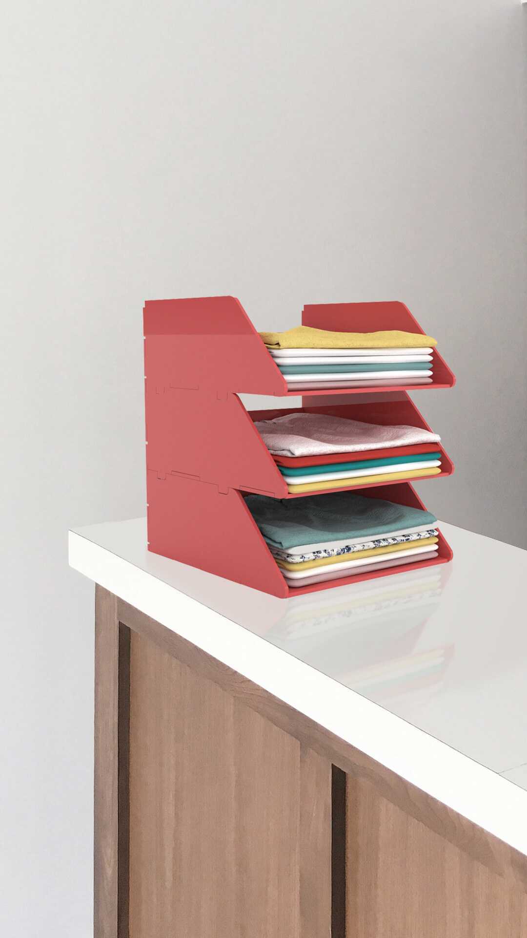 ADHD open cube system clothes organizer