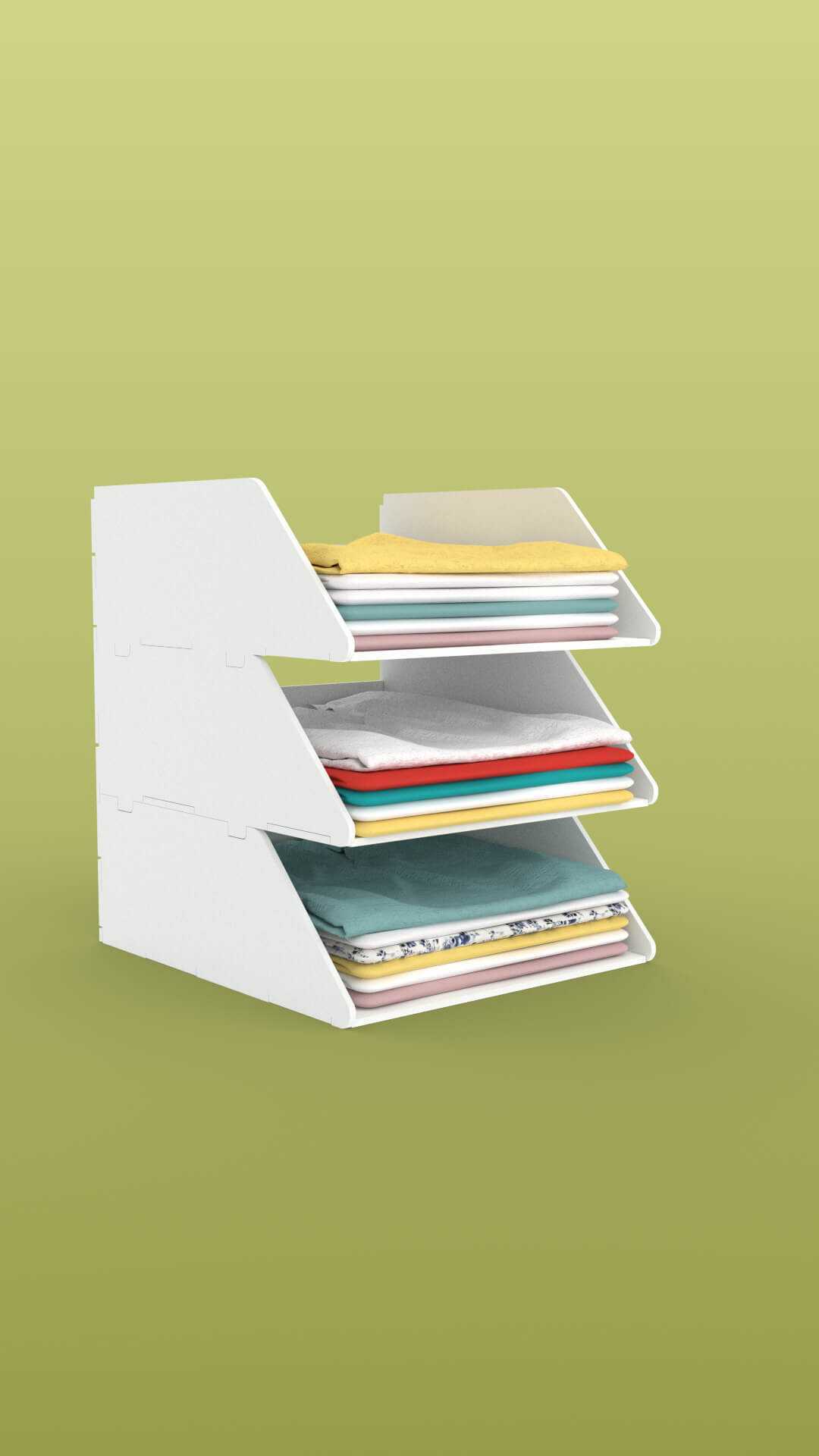 ADHD open cube system clothes organizer 6uds