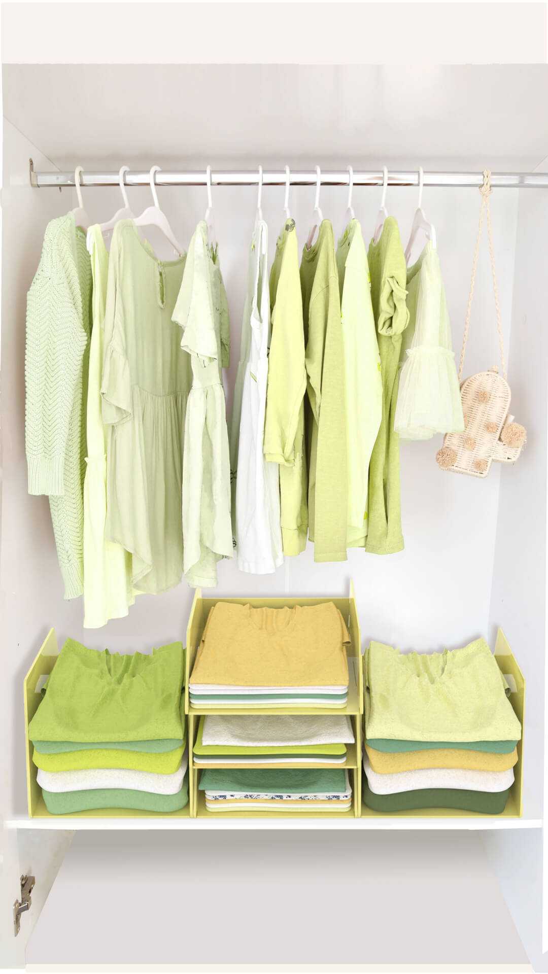 Organizador ropa TDAH sistema de cubo abierto