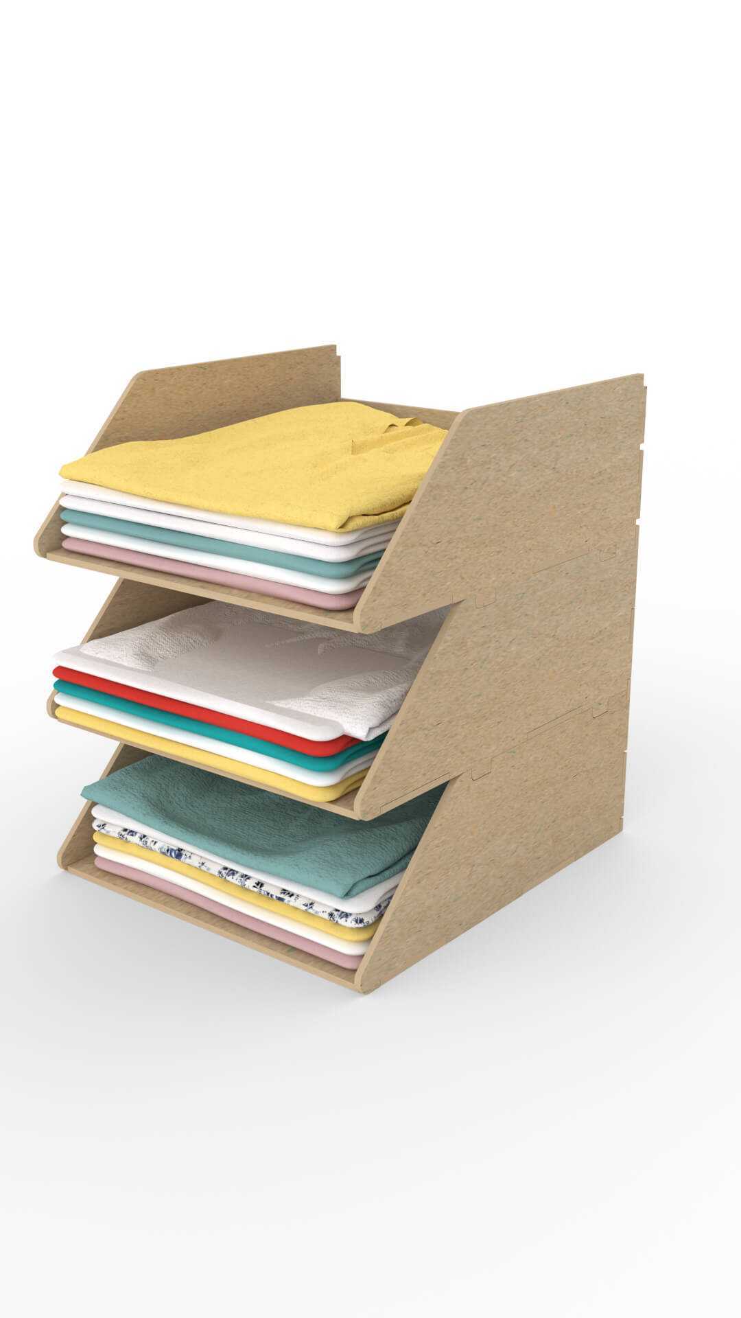 ADHD open cube system clothes organizer