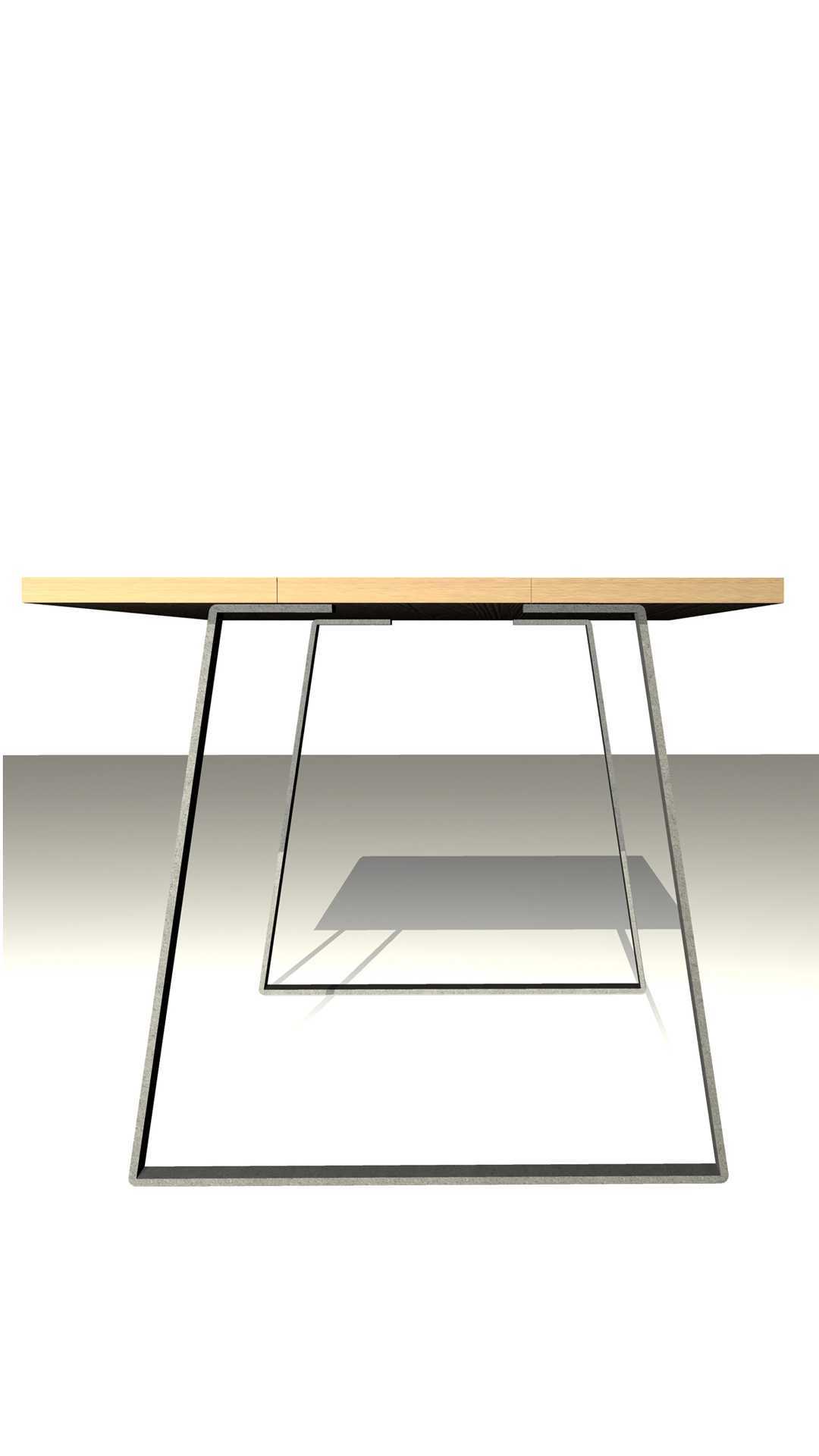 steel table legs