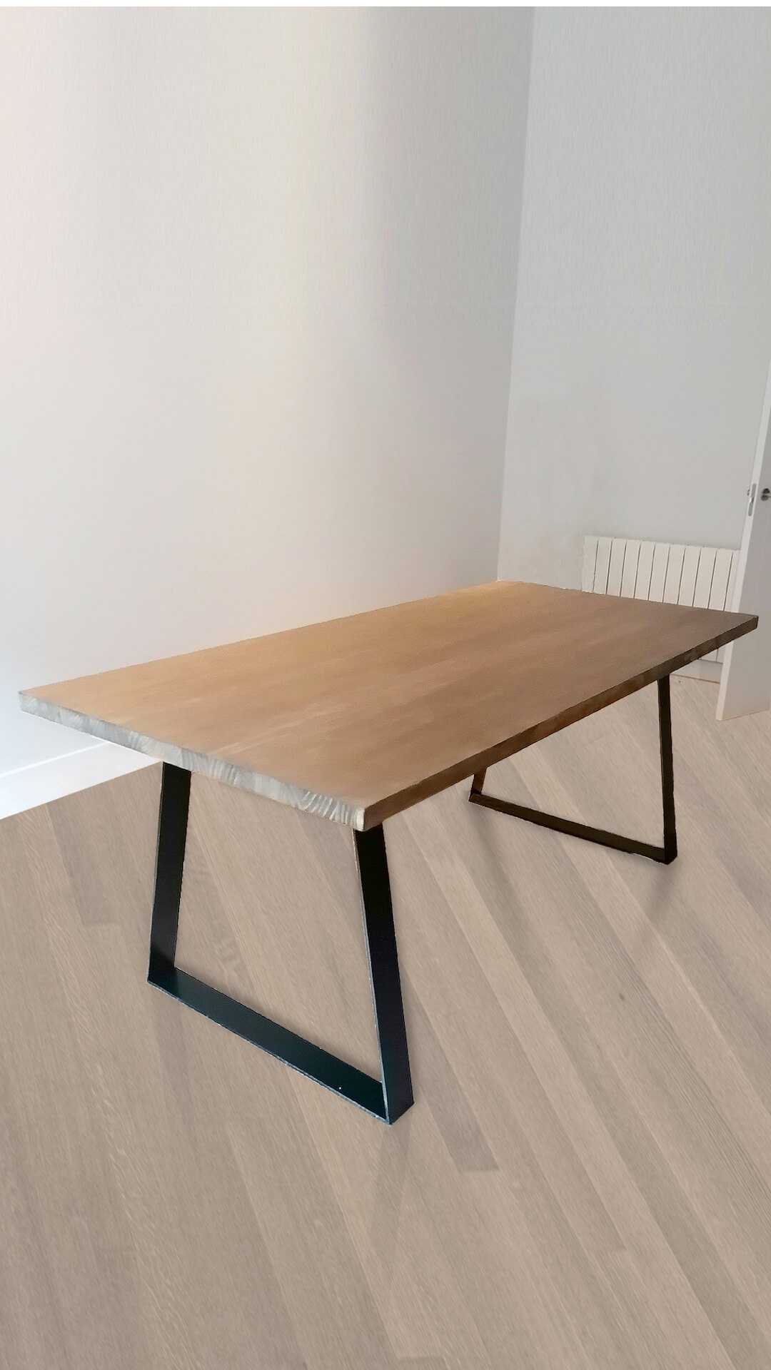 steel table legs