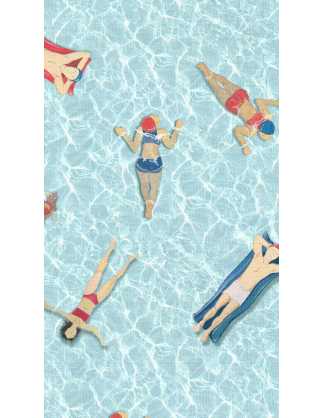 papel pintado piscina personalizable 2