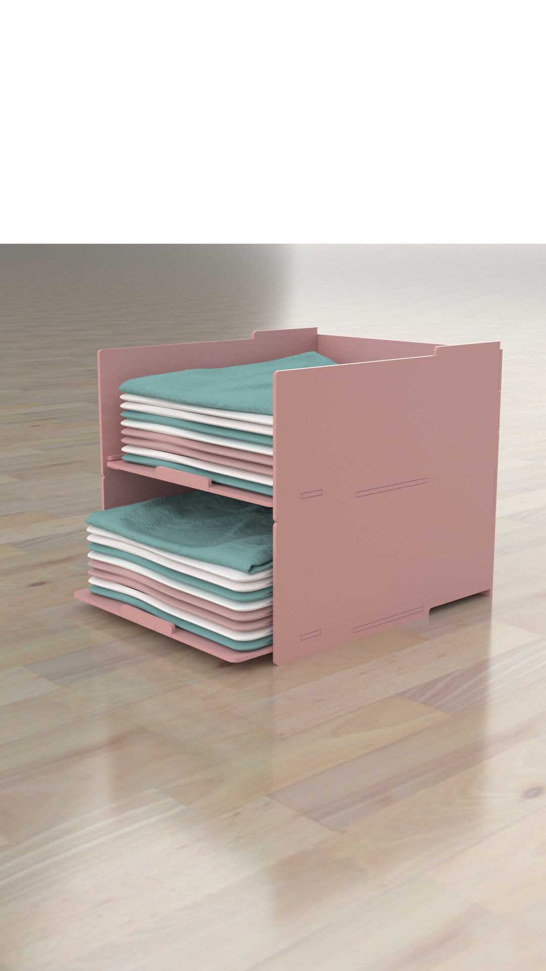 ADHD Kallax t-shirt organizer