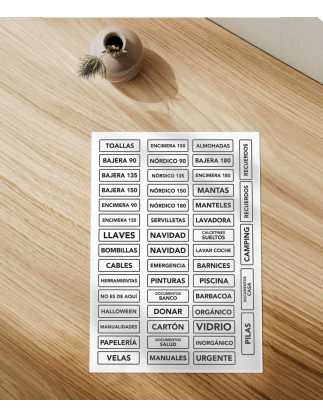 etiquetas TDAH adhesivas baja visión Orden en casa 2