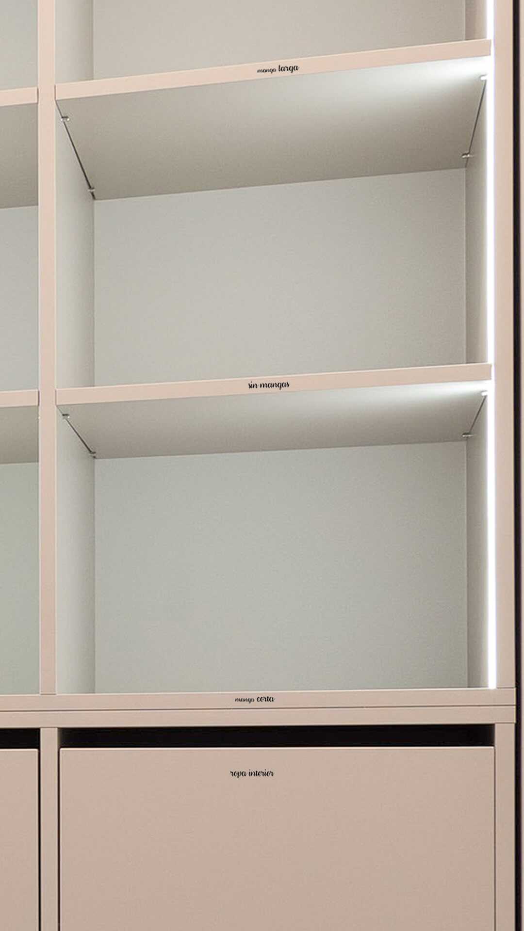 TDAH autoadhesive labels lettering closet