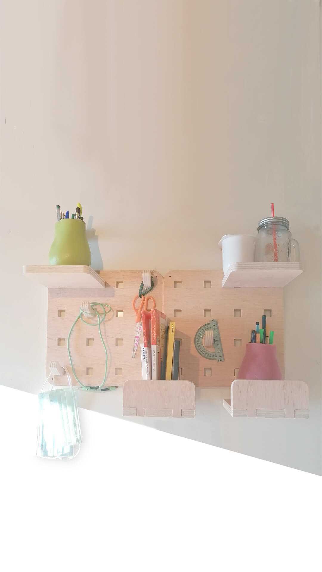 la estanteria que ordena tu casa pegboard