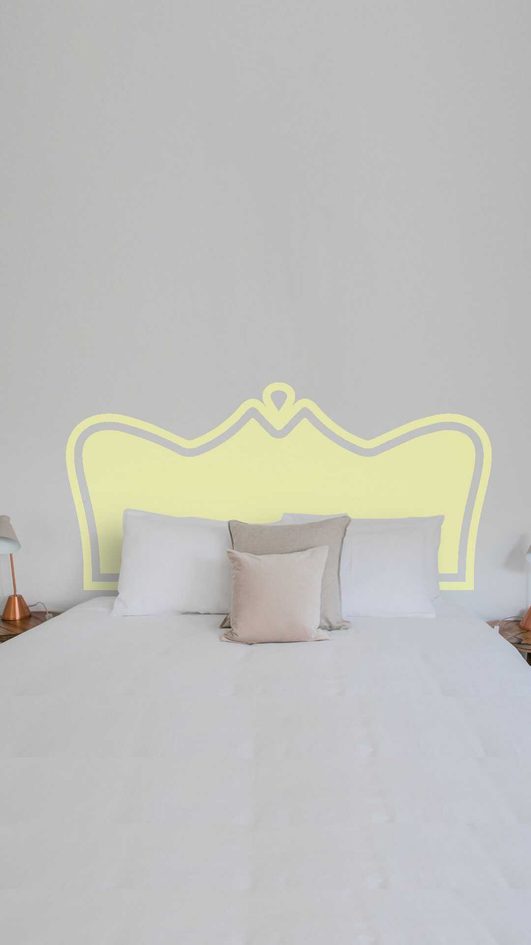 Cabecera cama para Reinas