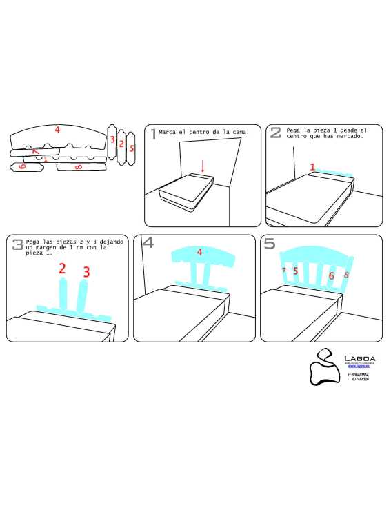 shaker style headboard sticker for small beds