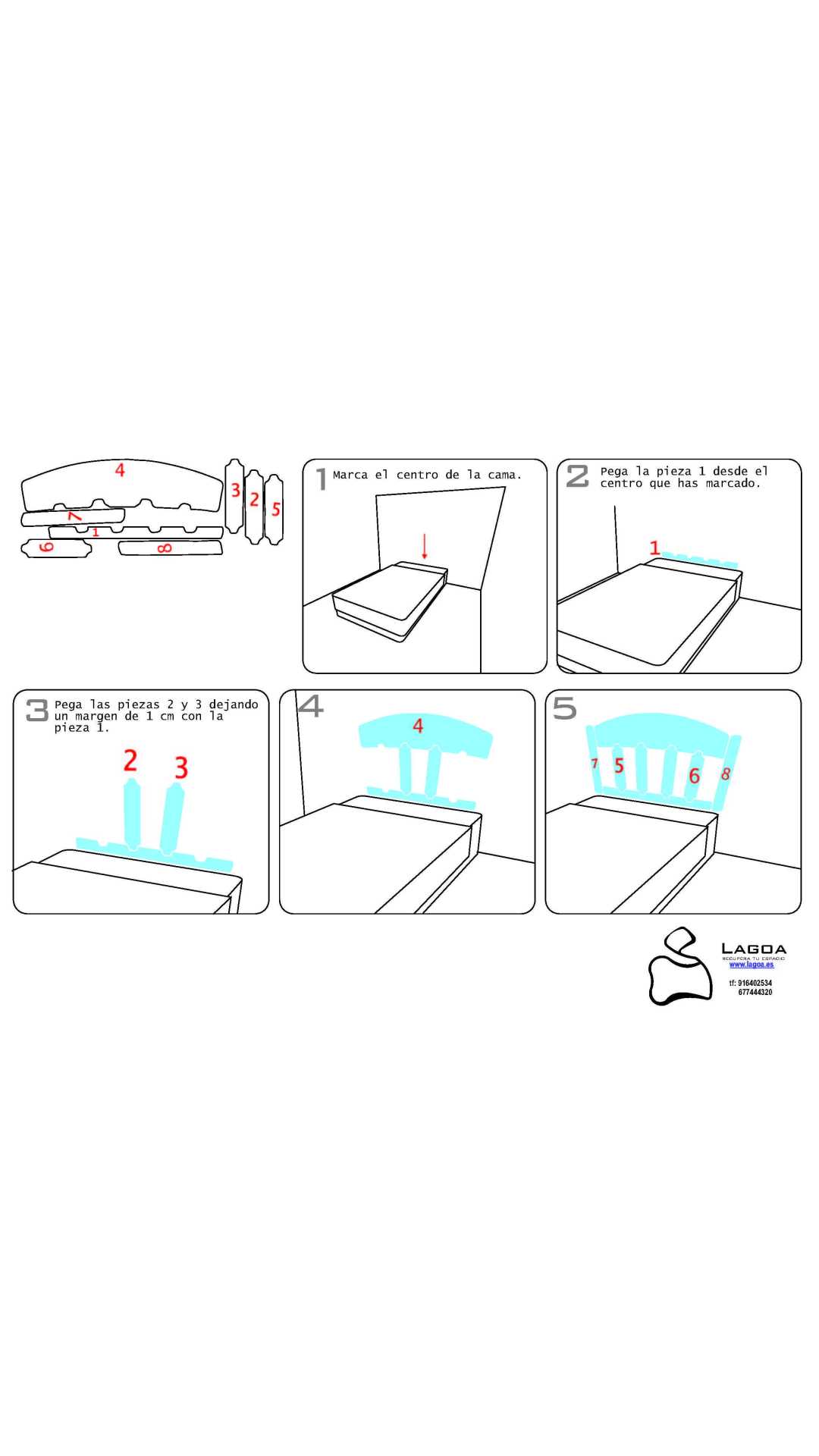 cabecero infantil rustico