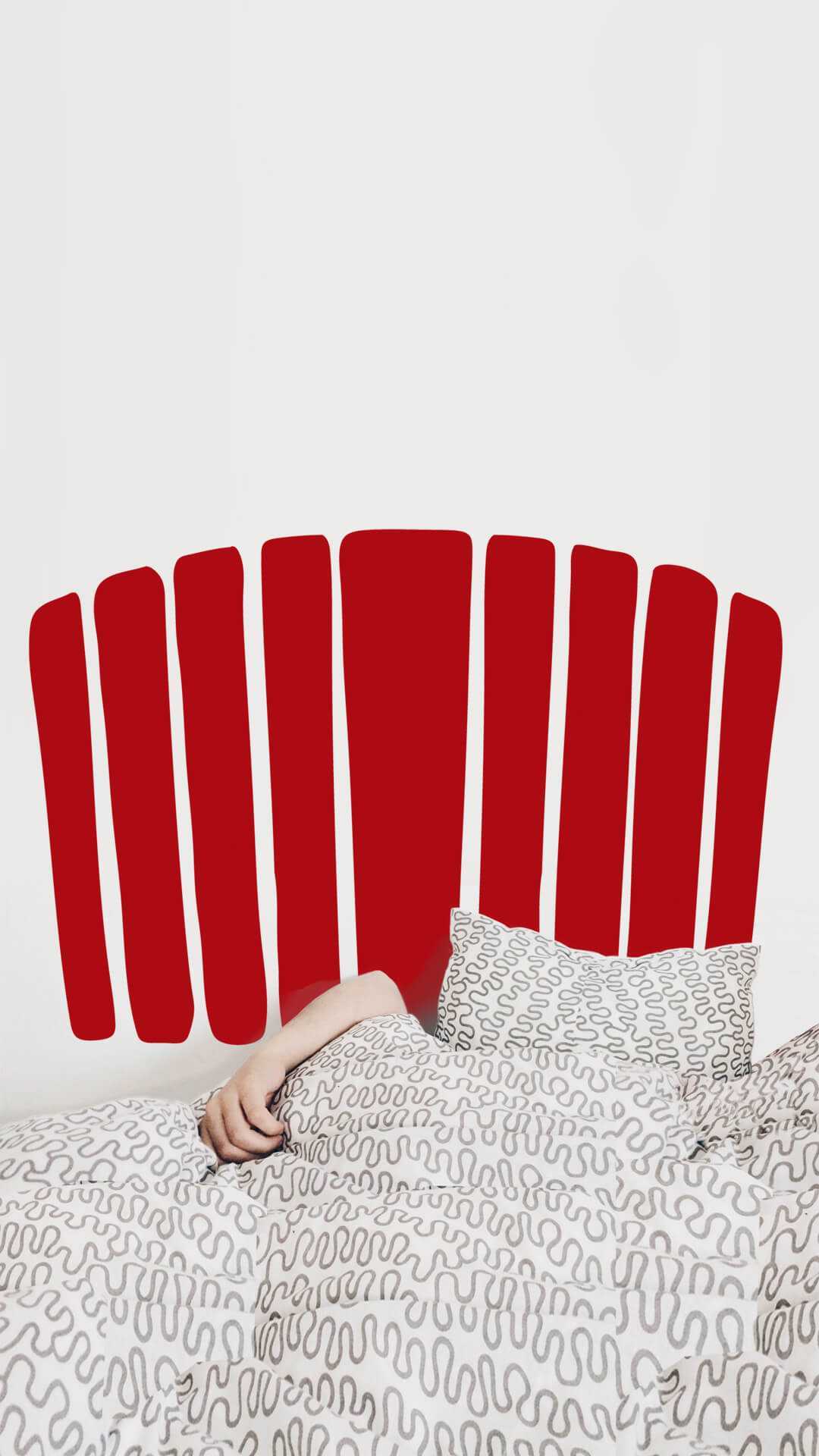 Adirondack bed headboard