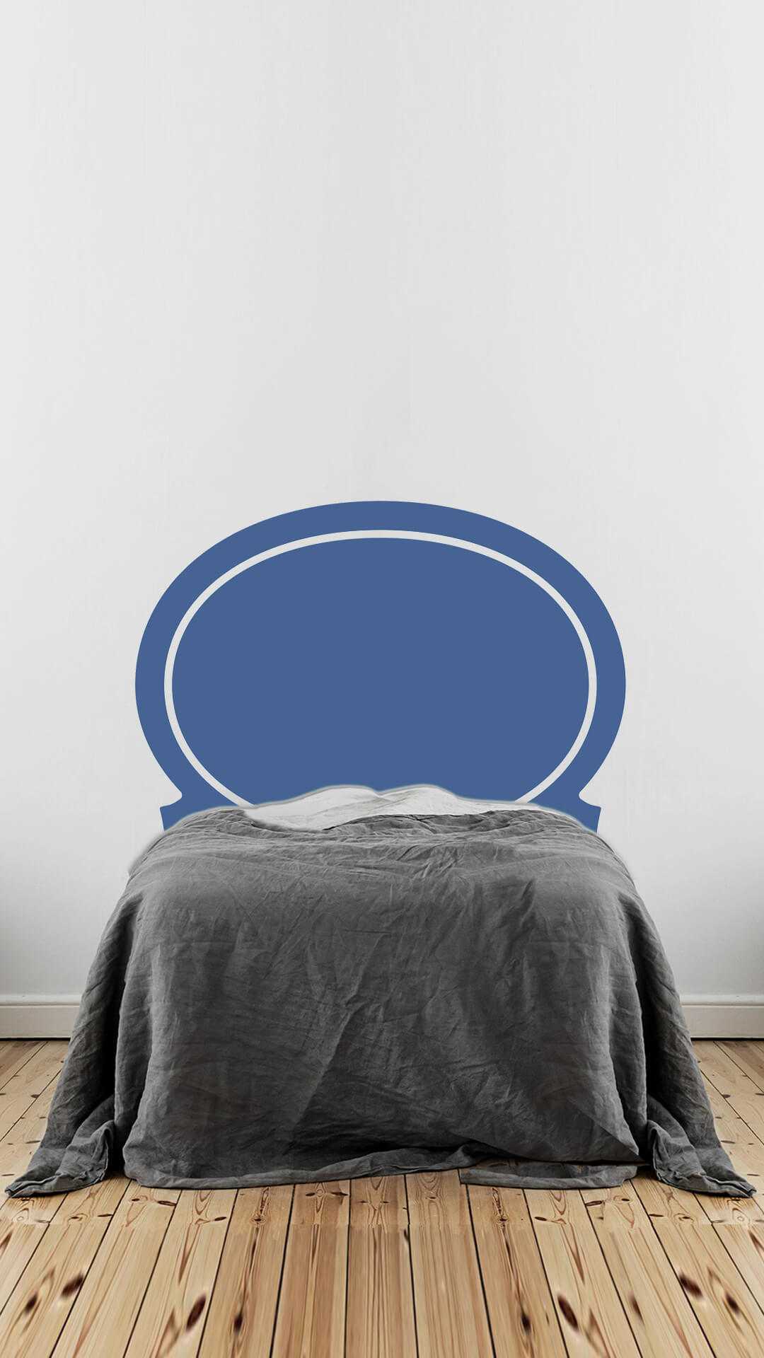 Rounded Sticker Headboard small