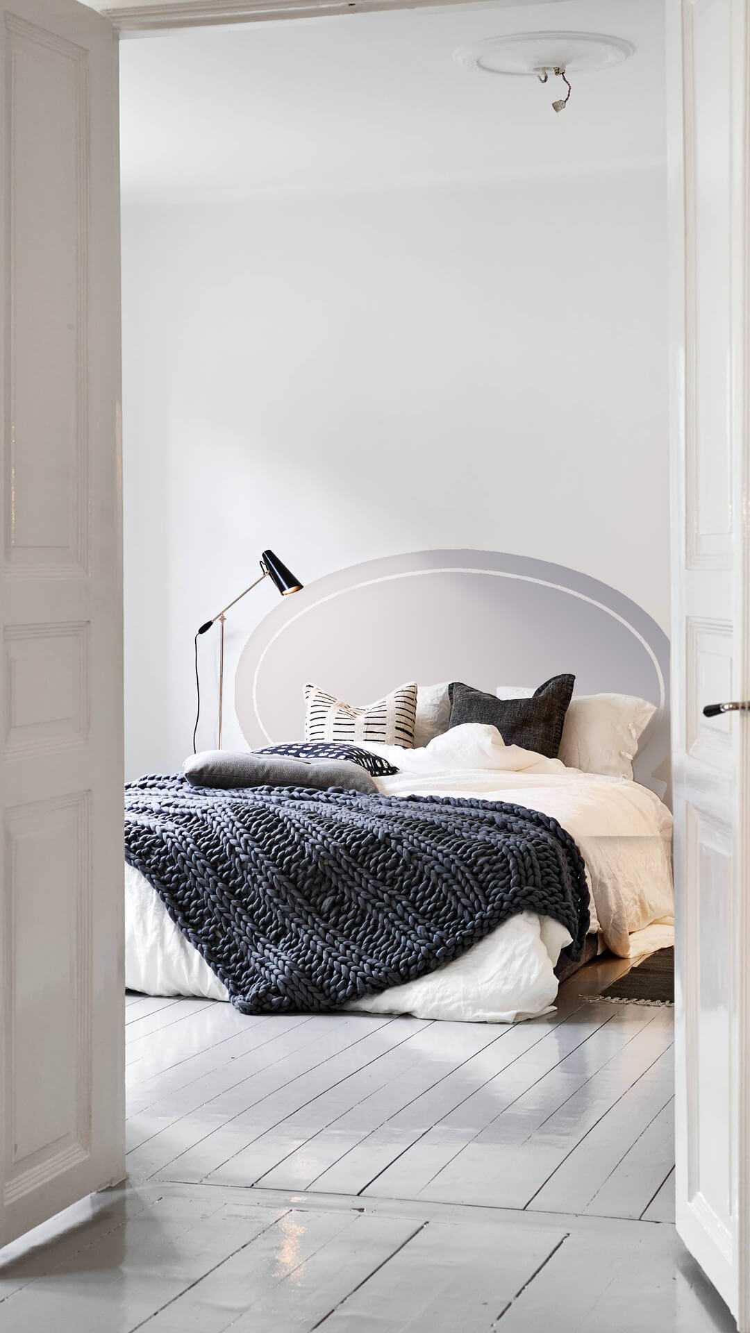 cabecero redondo cama 135cm