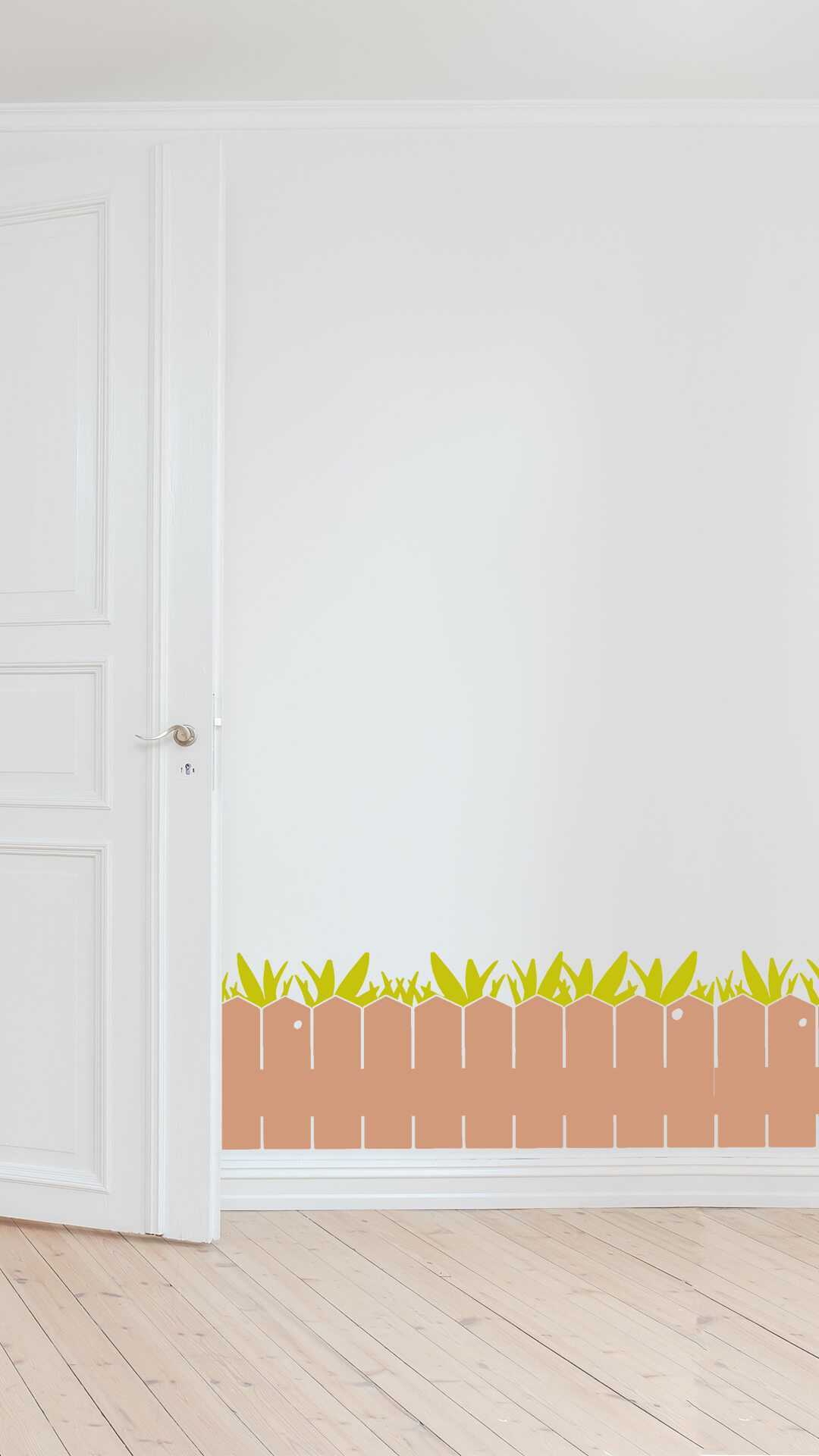 zocalo pared valla convierte cualquier habitación en un jardin