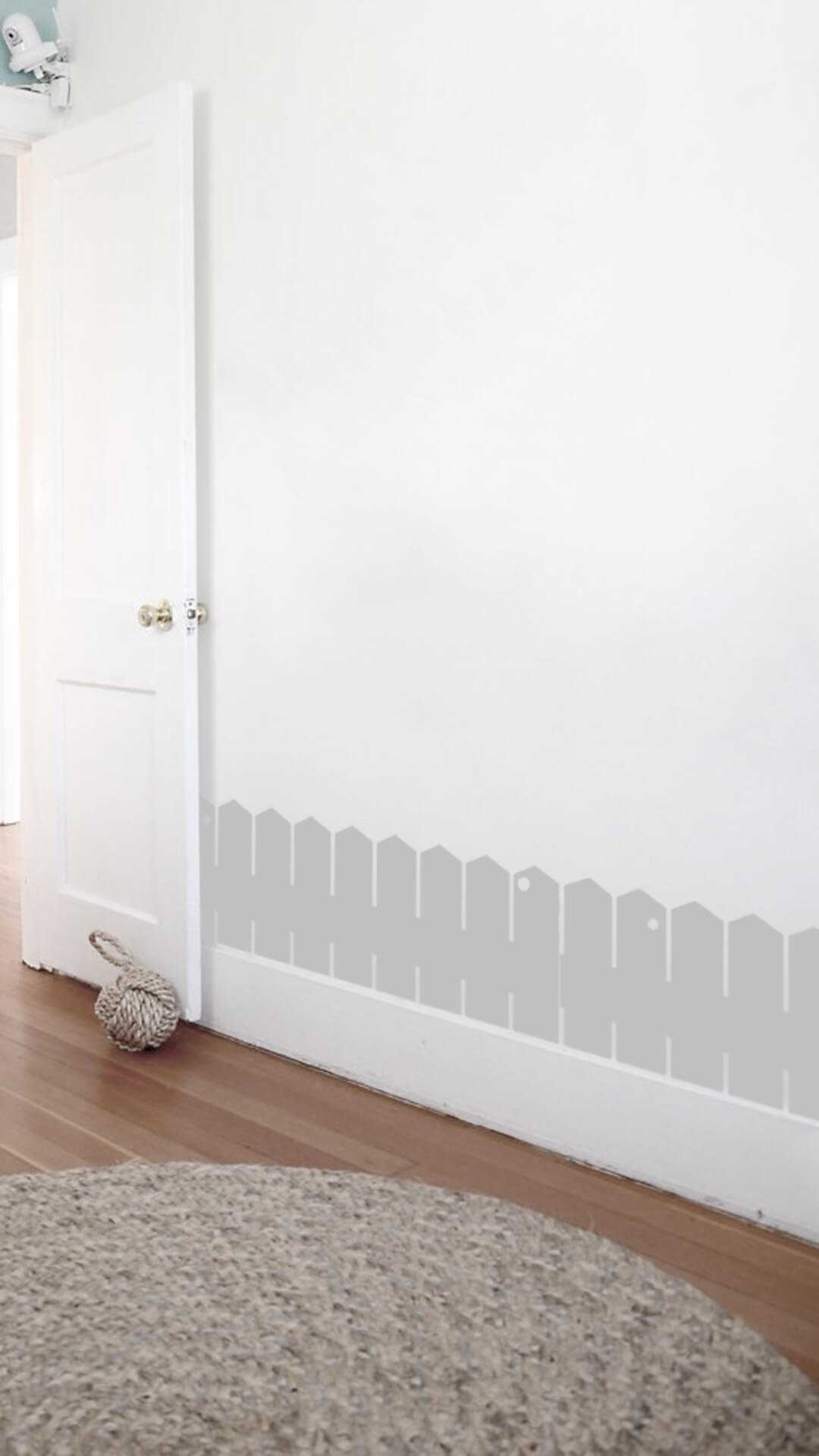 skirting fence sticker