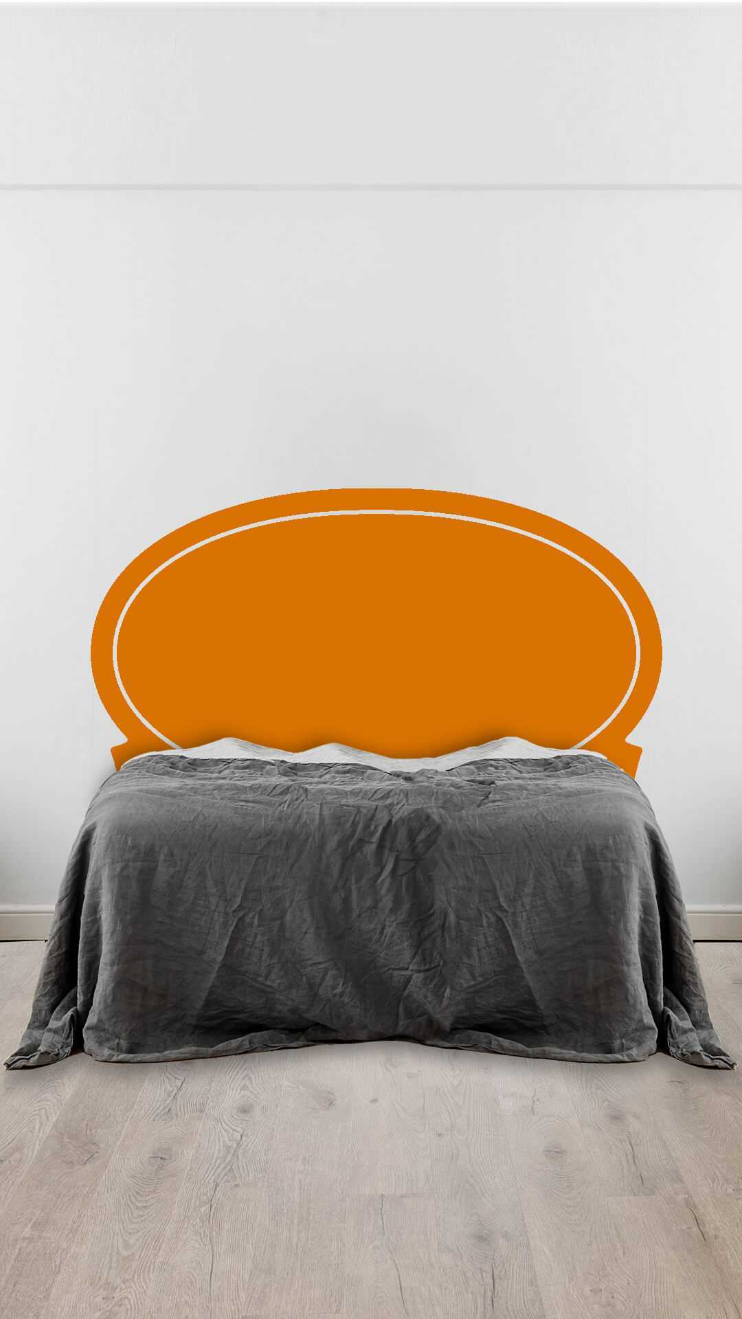 cabecero elegante  sticker cama 150cm