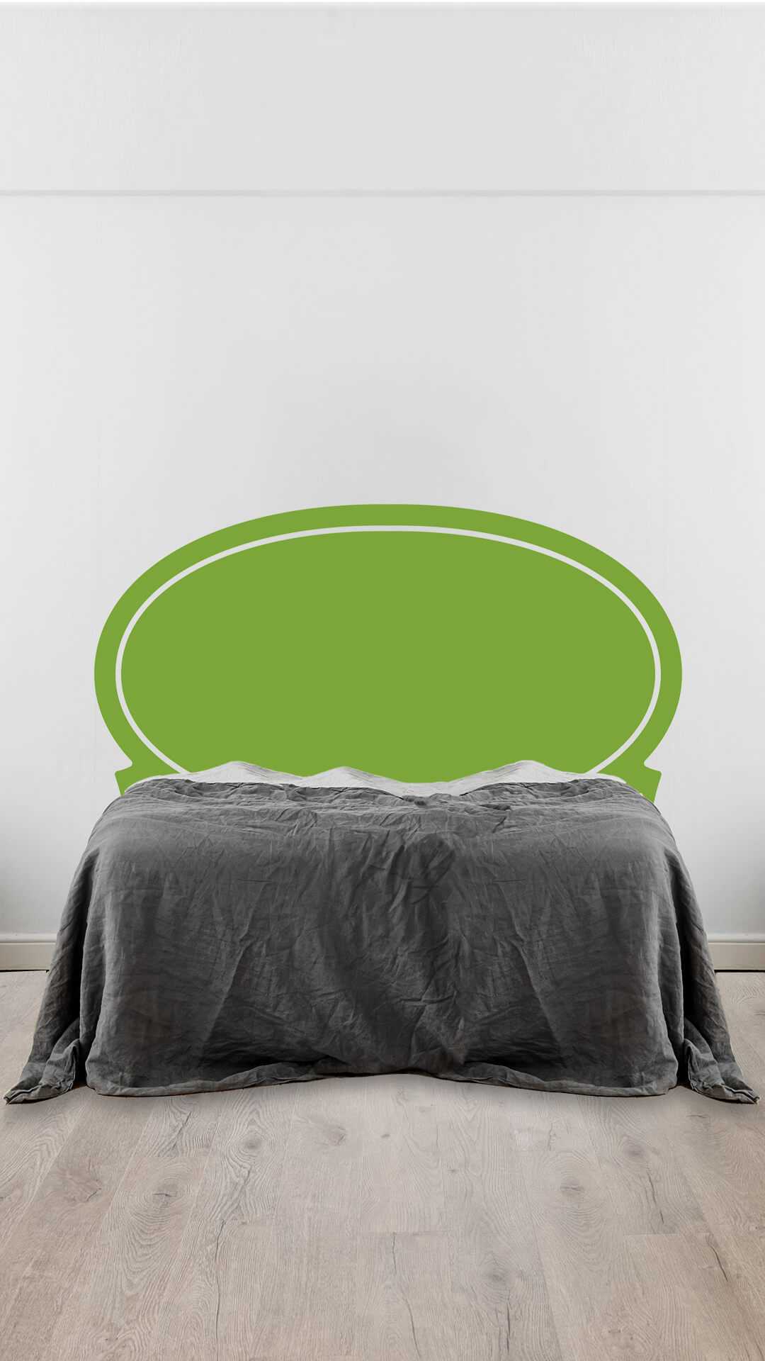 cabecero elegante  sticker cama 150cm