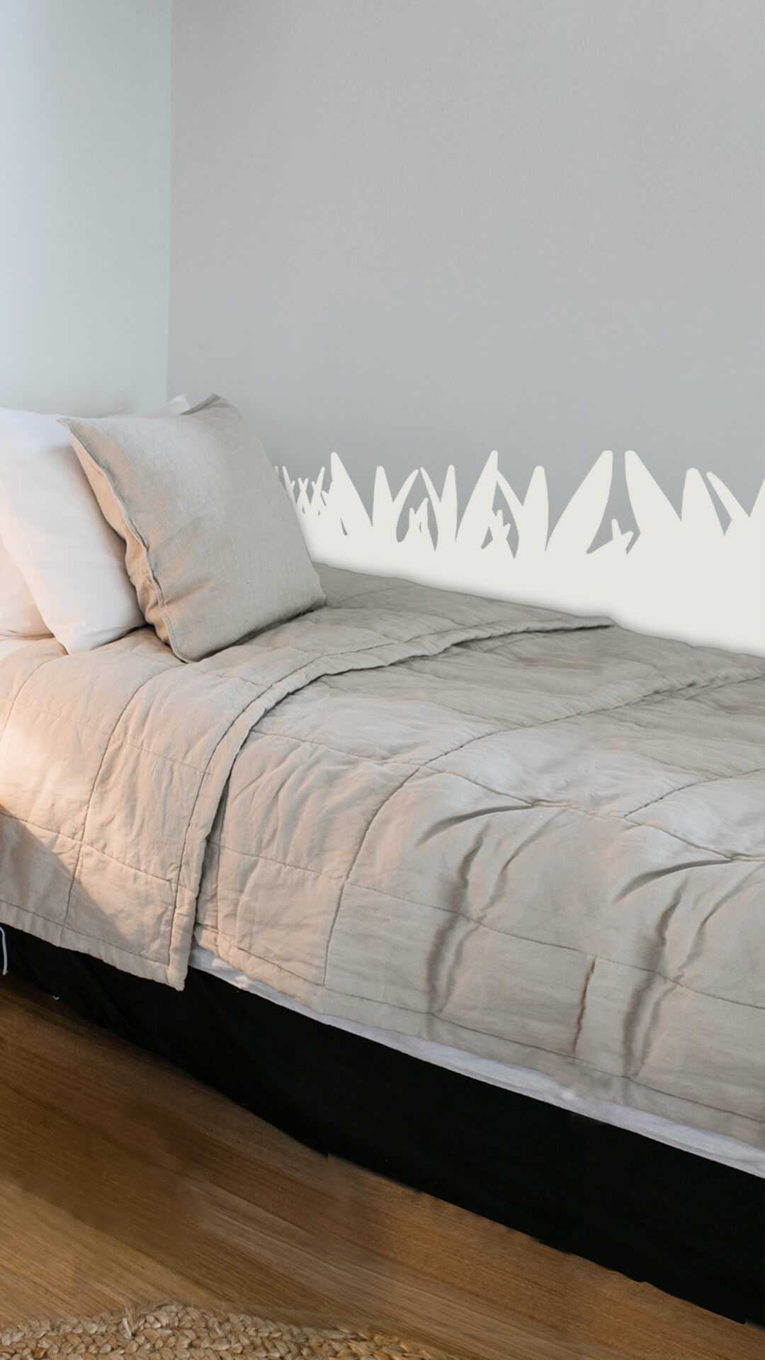 garden silouete wall protector