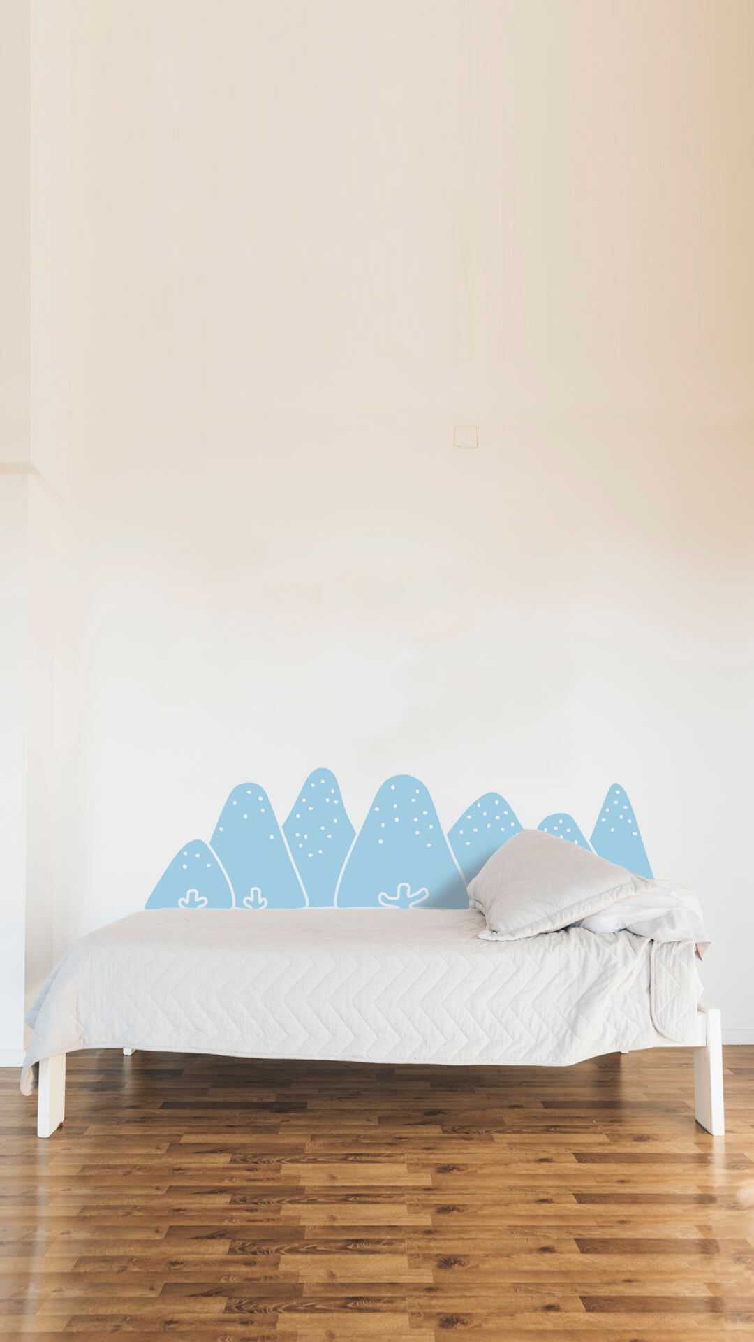 protector pared dormitorio bosque