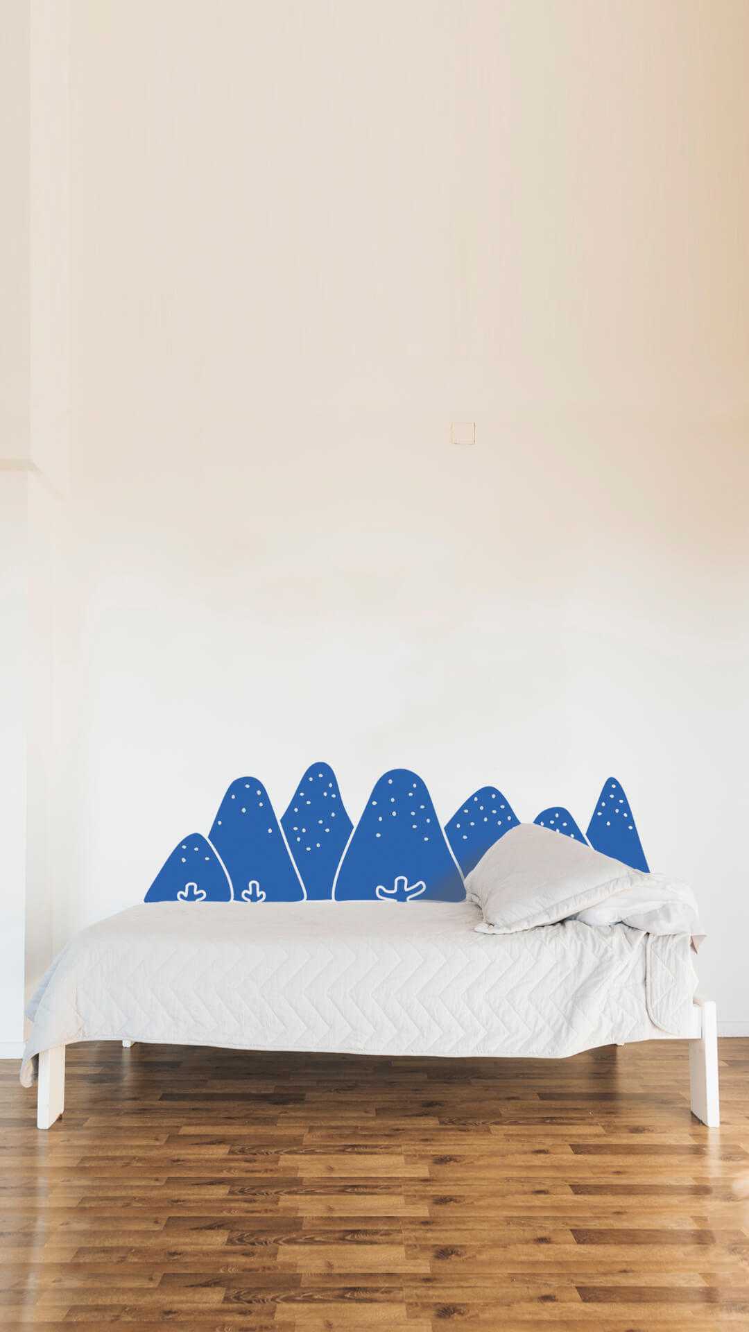 protector pared dormitorio bosque