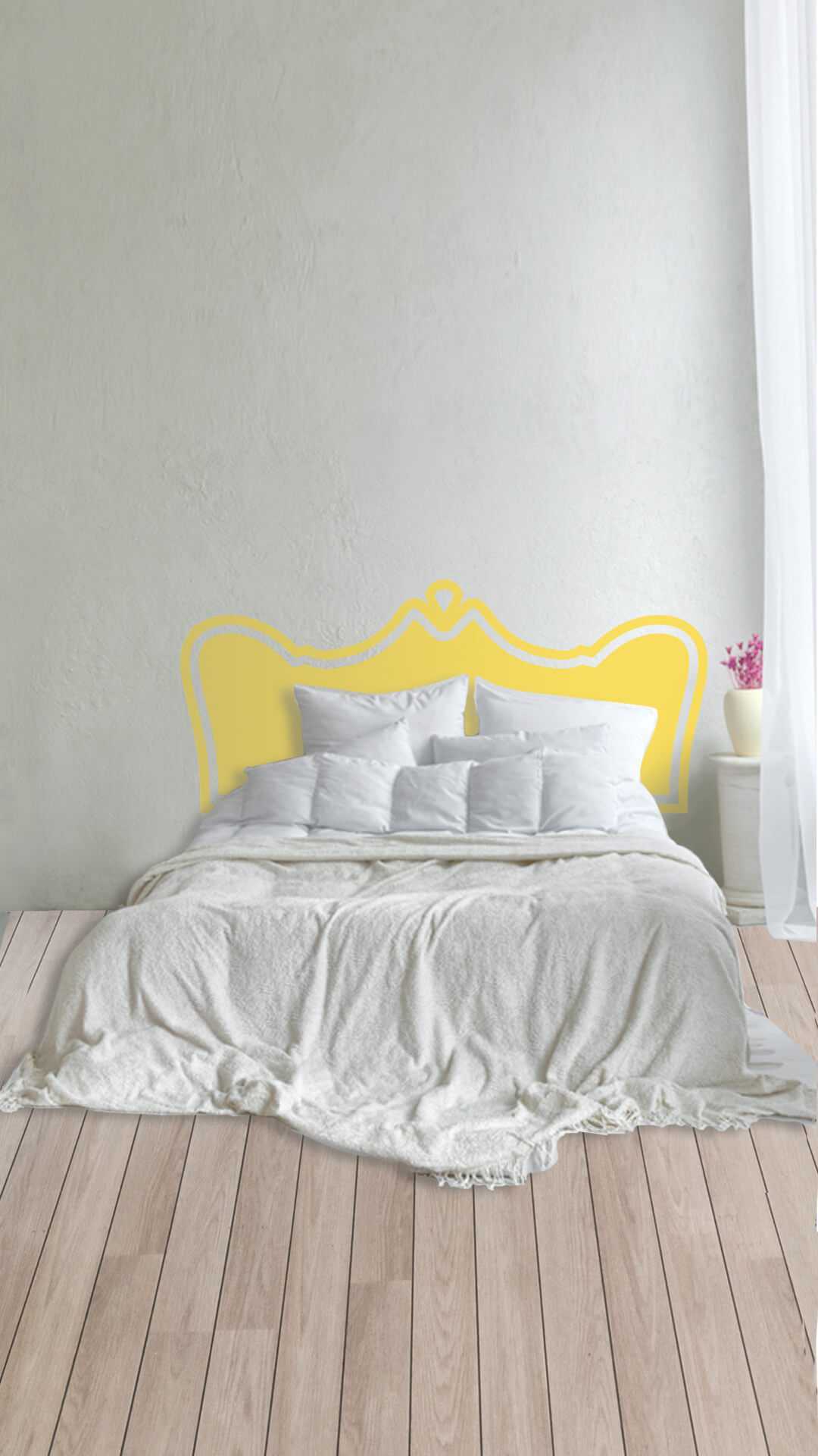 cabecero sticker cama 150cm