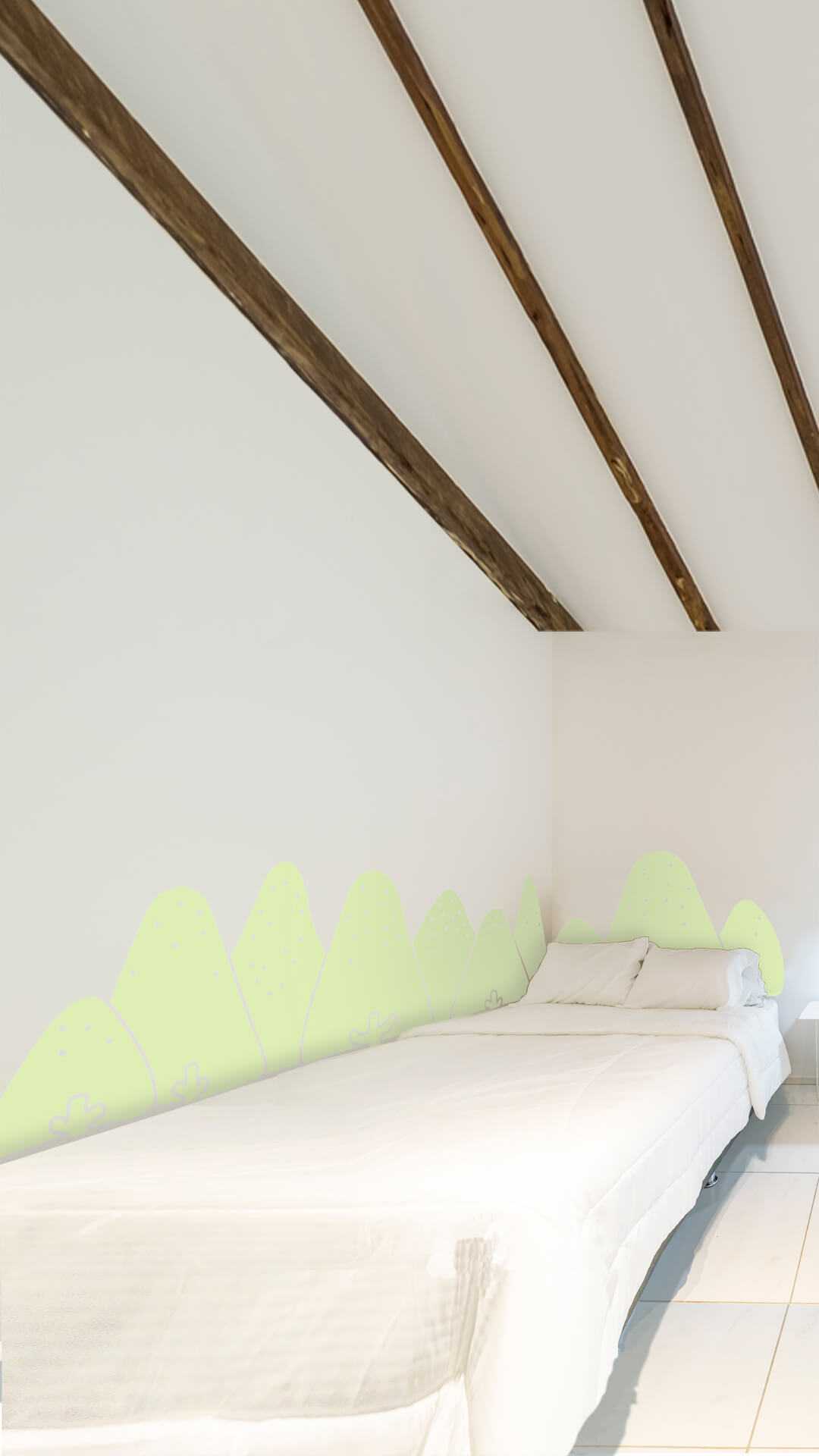 Forest Wall bedroom