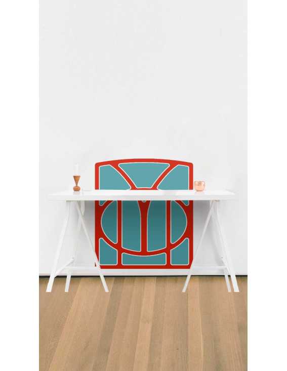 wall office desk protector art noveau