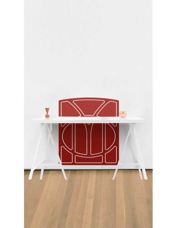 wall office desk protector art noveau