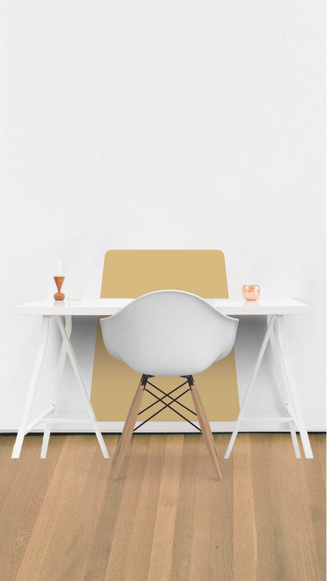 wall office desk protector art noveau