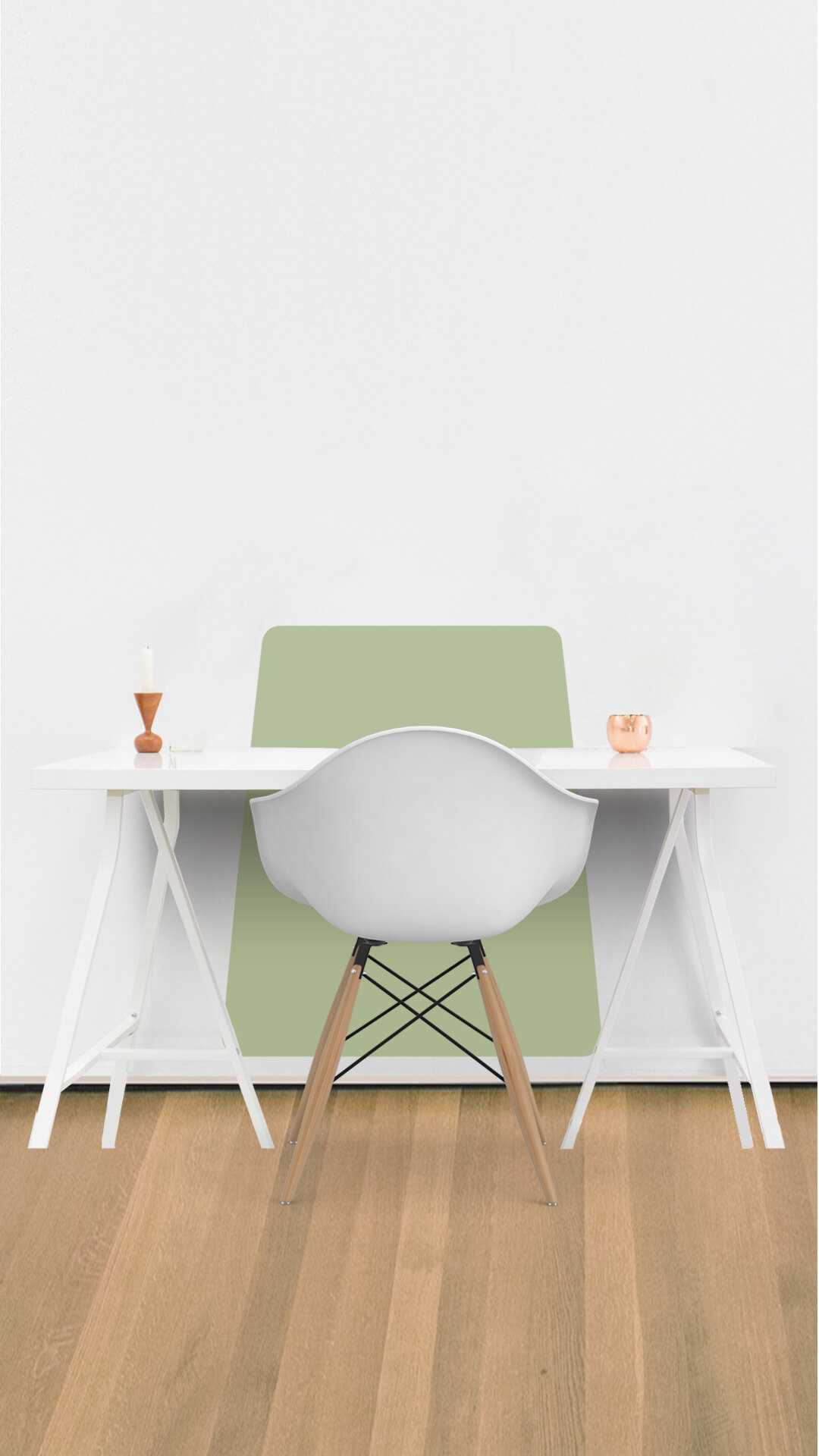 wall office desk protector art noveau