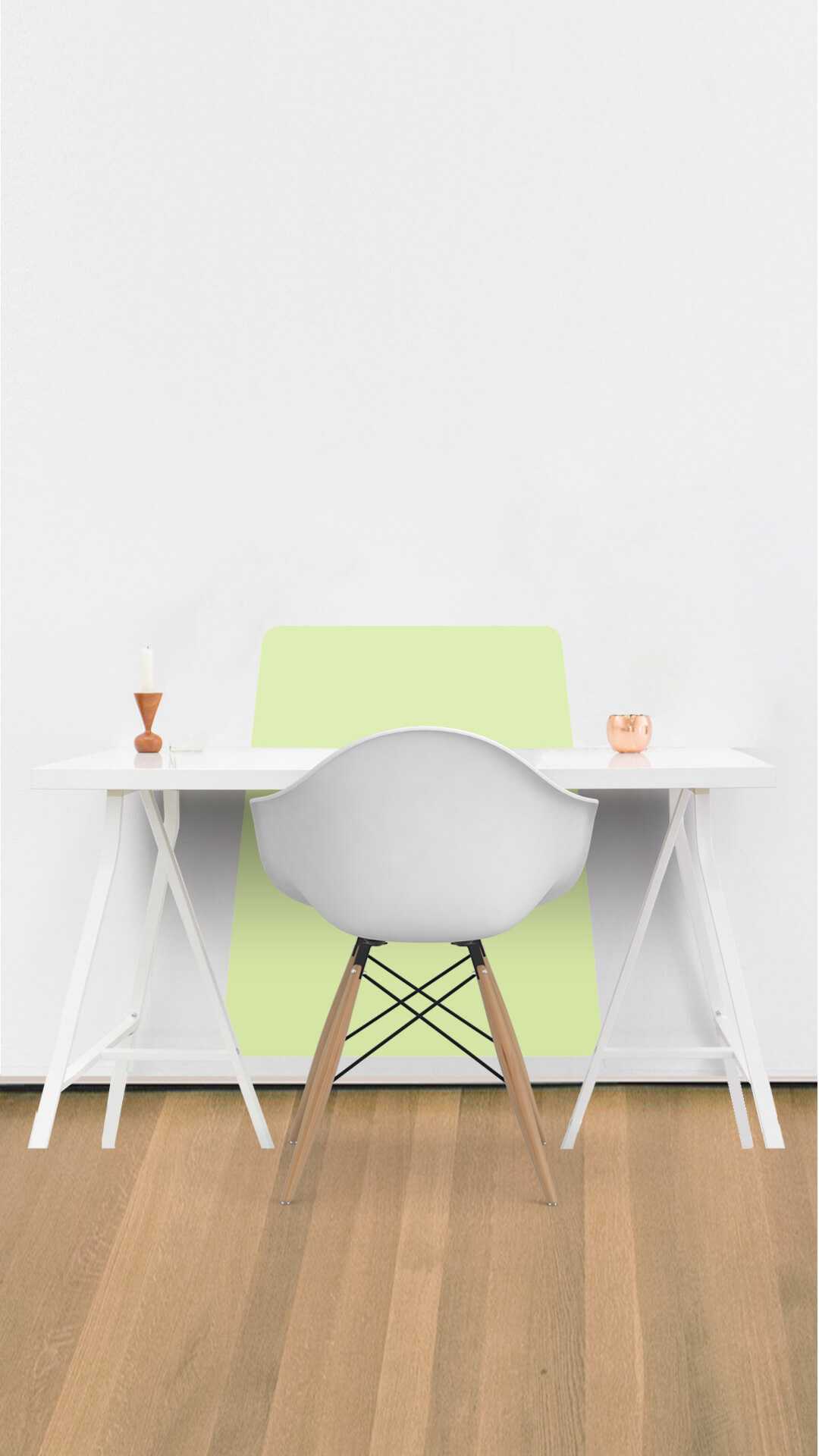 wall office desk protector art noveau