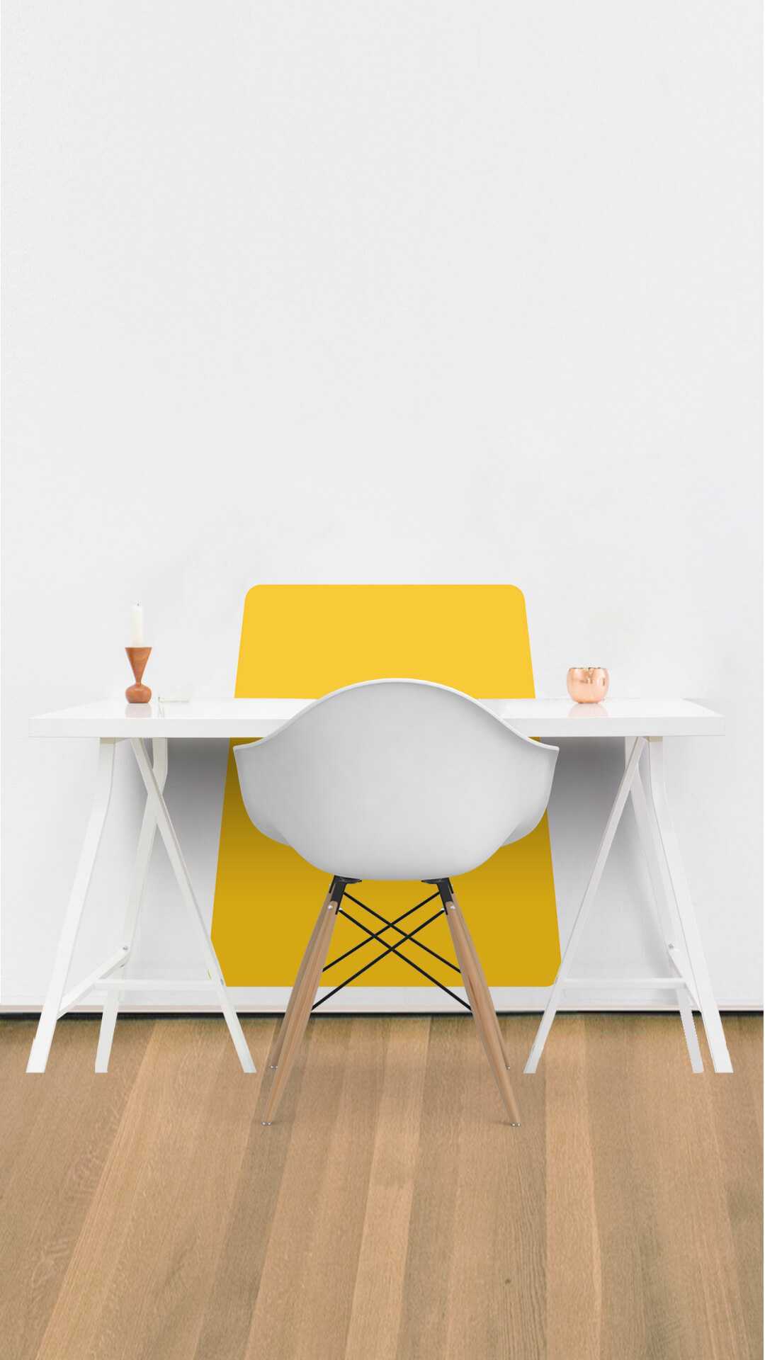 wall office desk protector art noveau