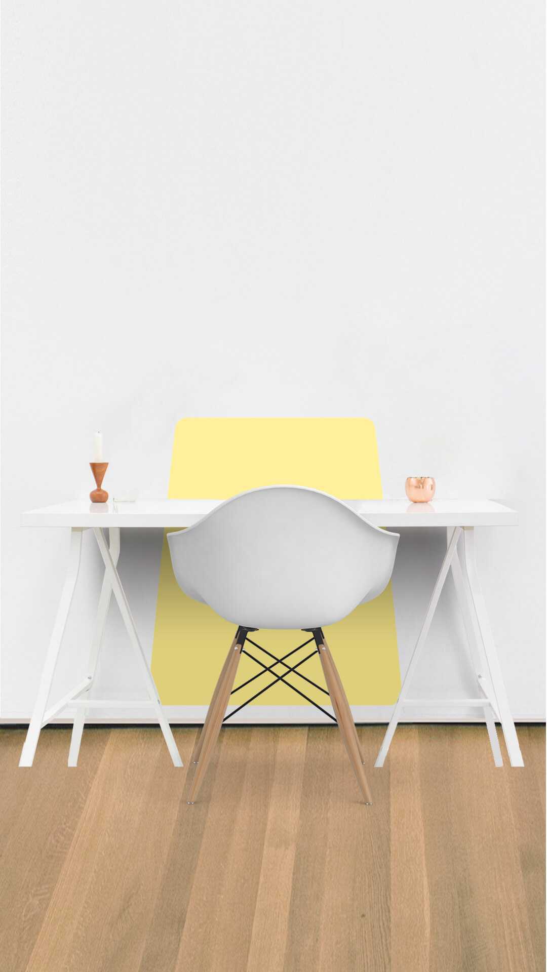 wall office desk protector art noveau