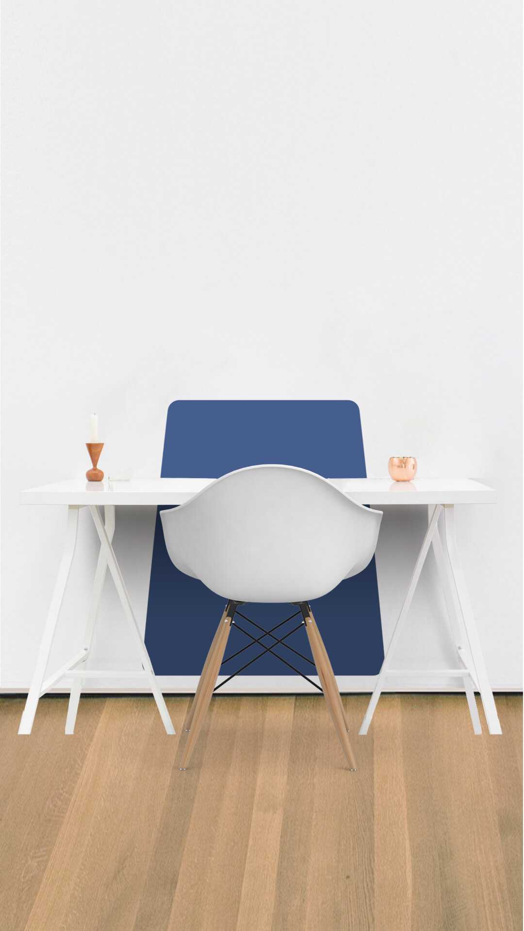 wall office desk protector art noveau