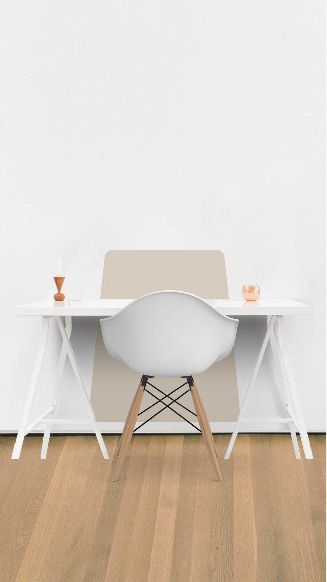 wall office desk protector art noveau