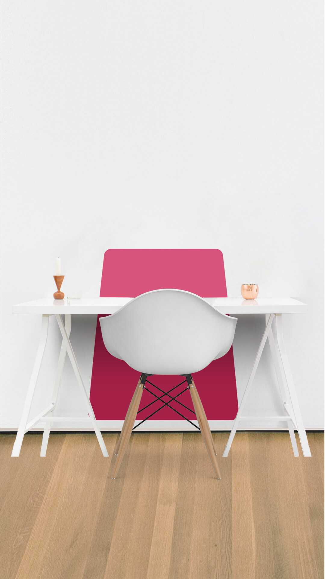 wall office desk protector art noveau