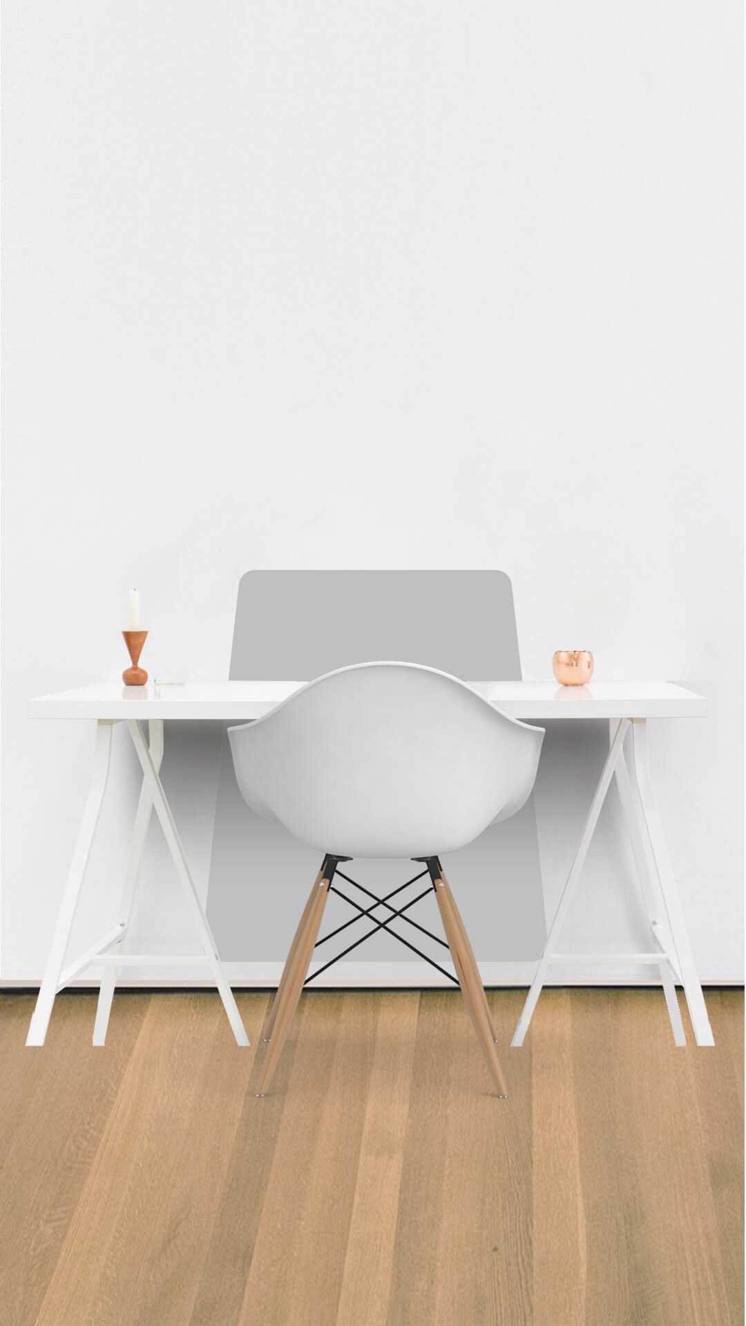 wall office desk protector art noveau