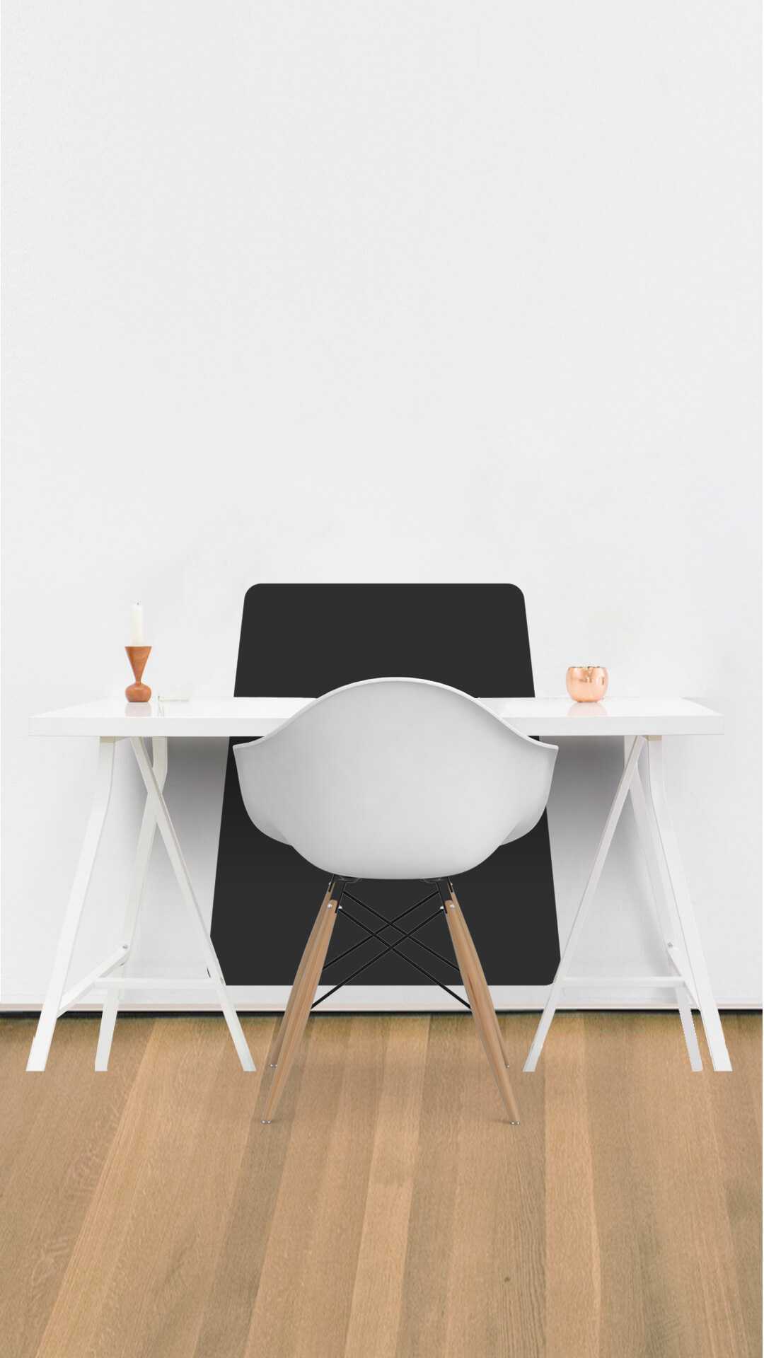 wall office desk protector art noveau