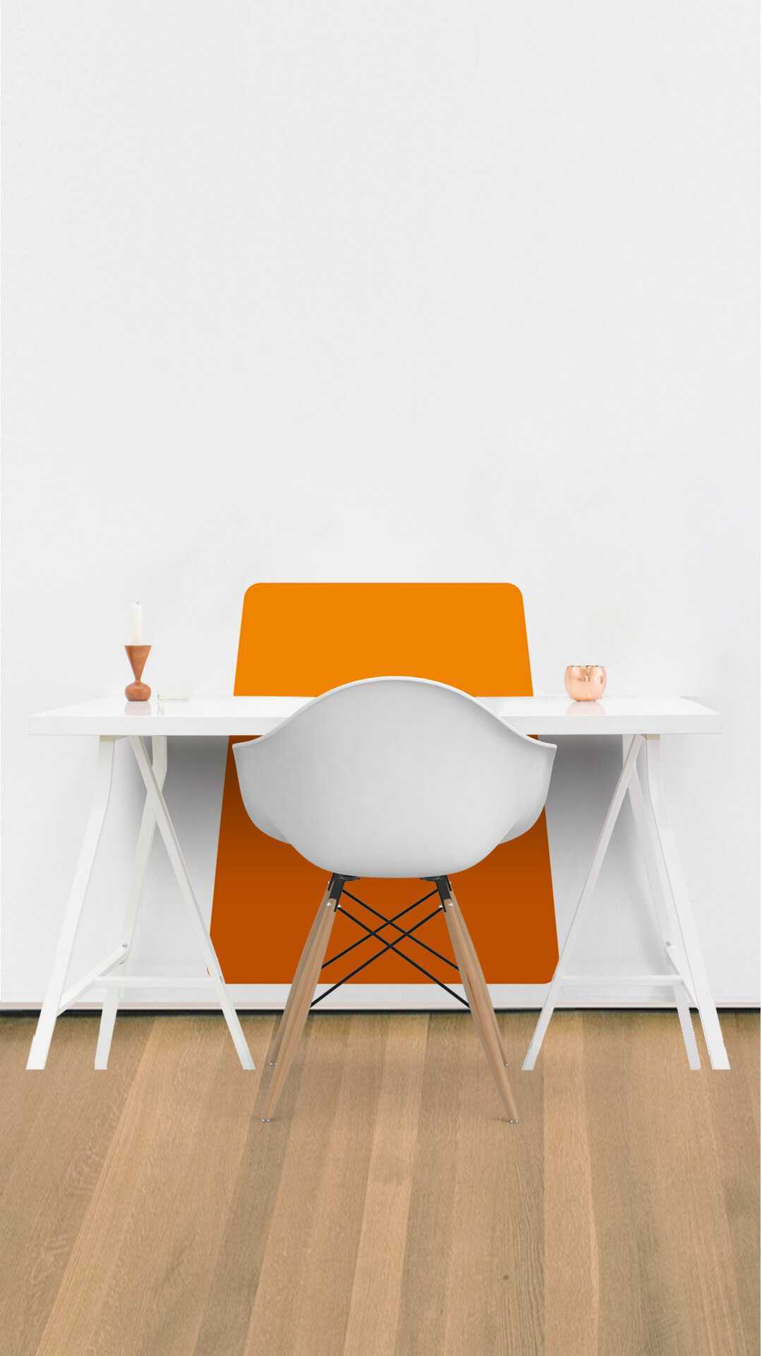 wall office desk protector art noveau