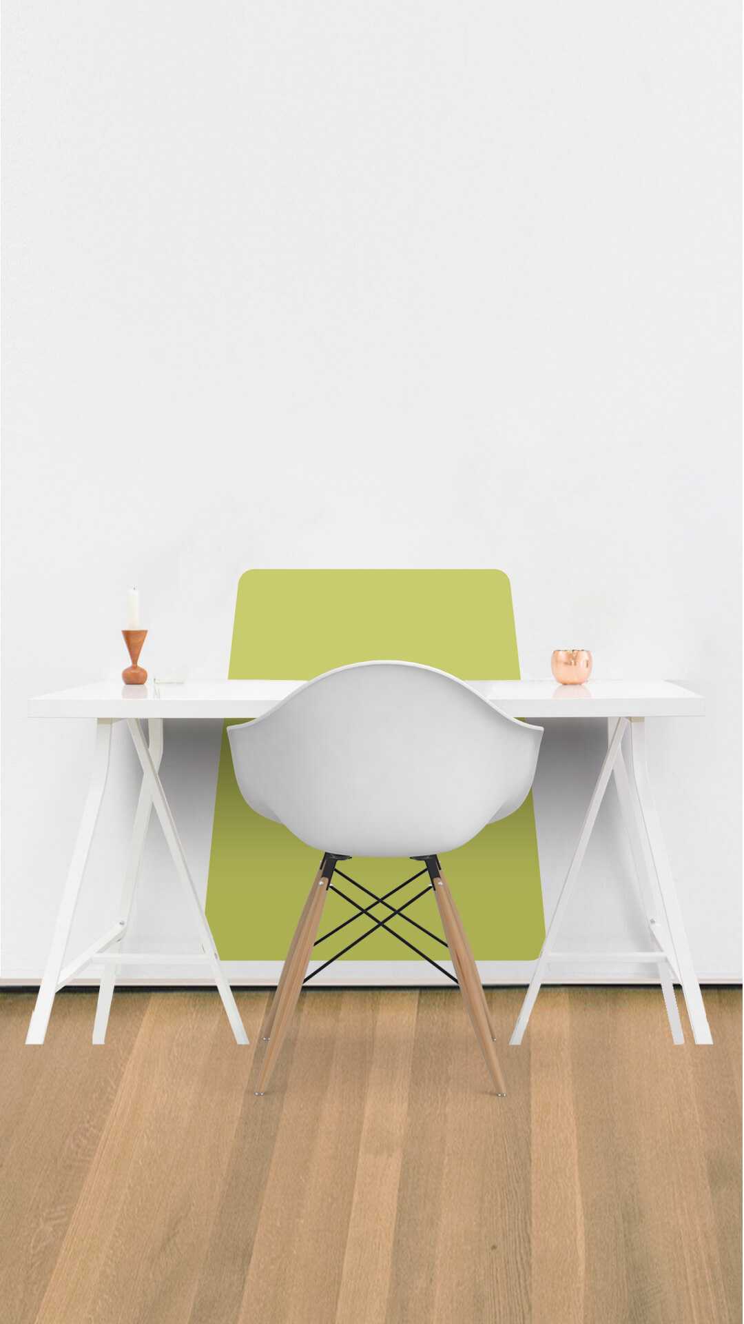 wall office desk protector art noveau