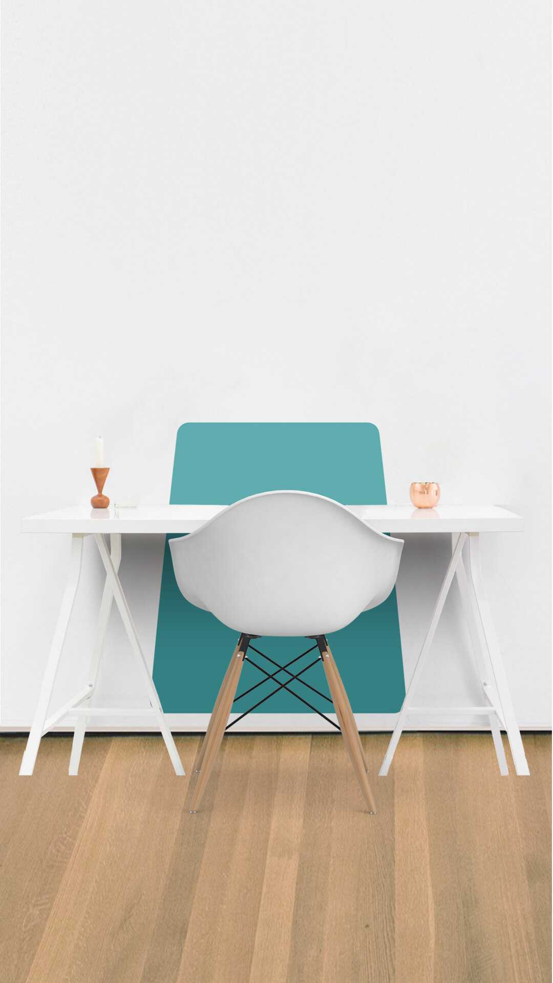 wall office desk protector art noveau