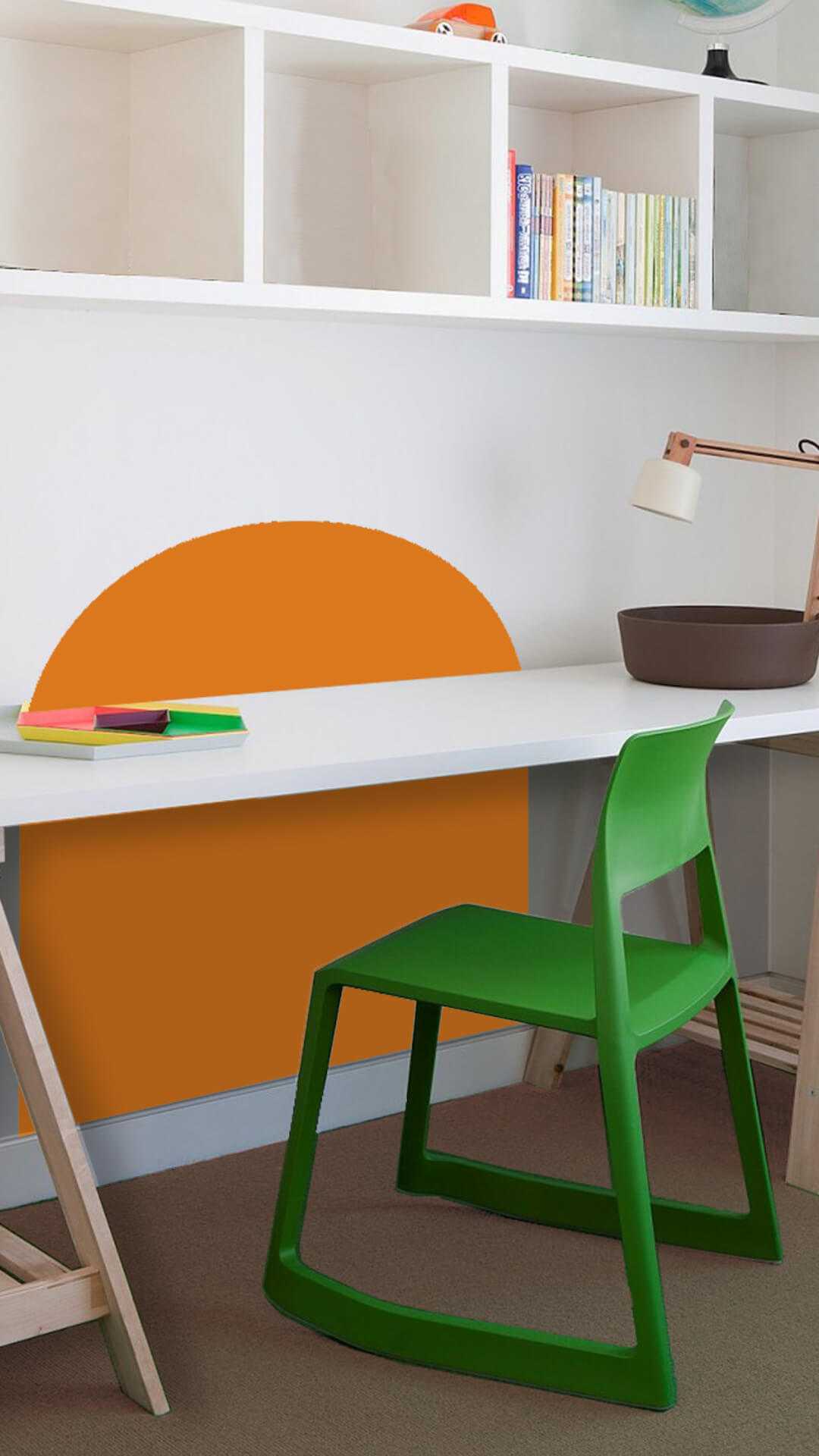 proteger pared escritorio color