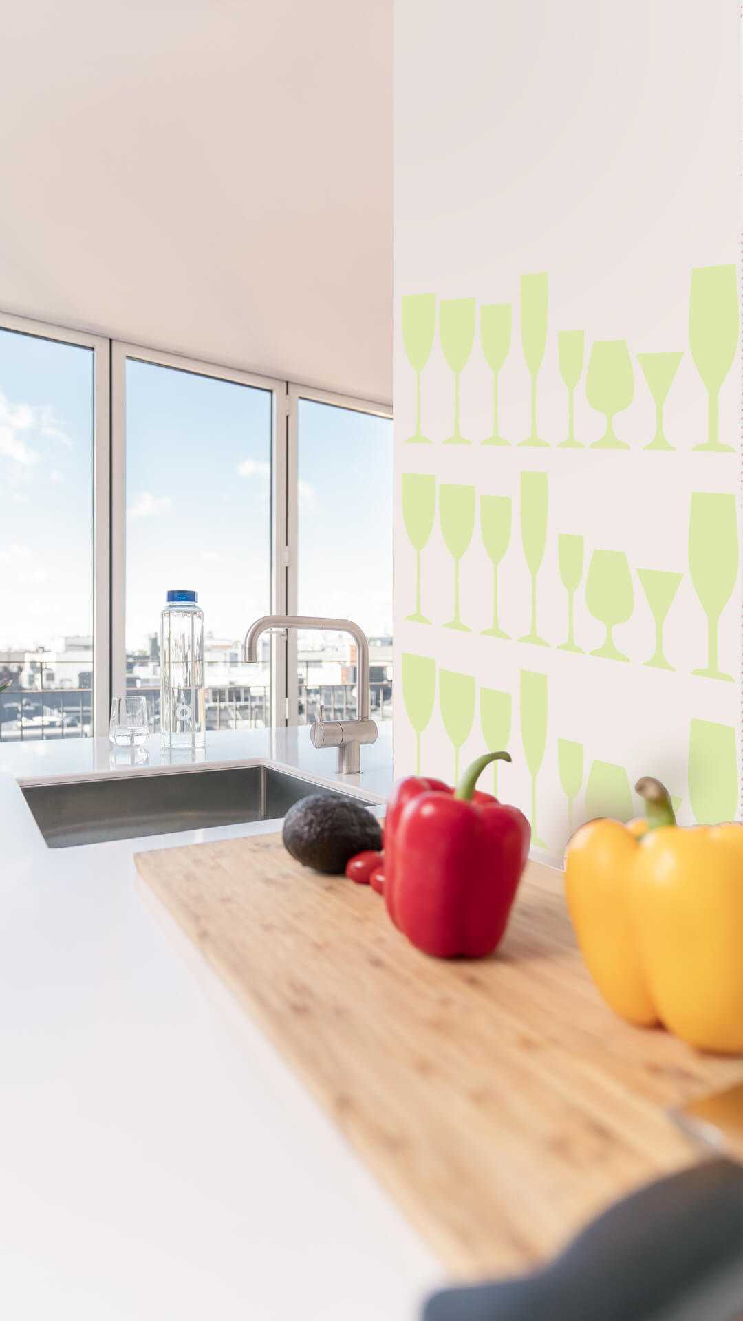 cenefa cocina sticker copas