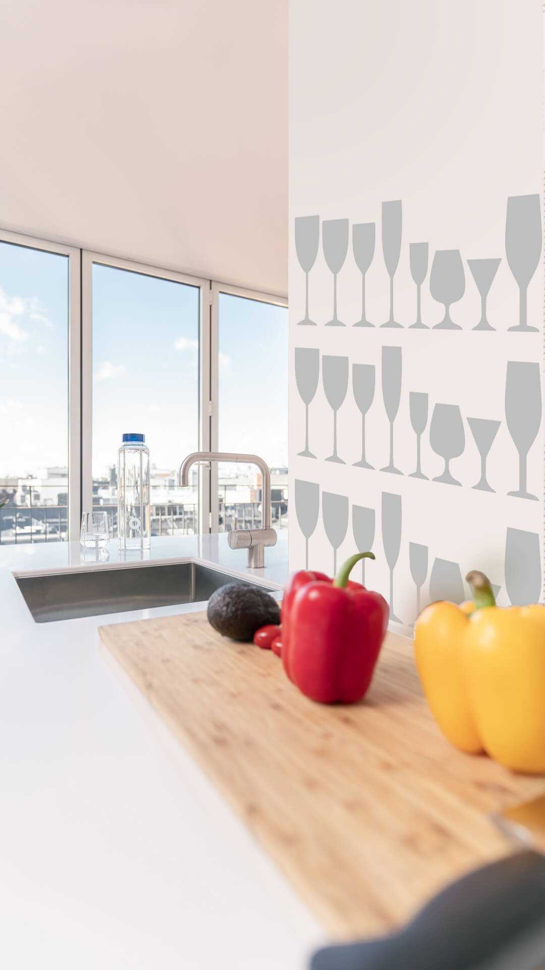 cenefa cocina sticker copas