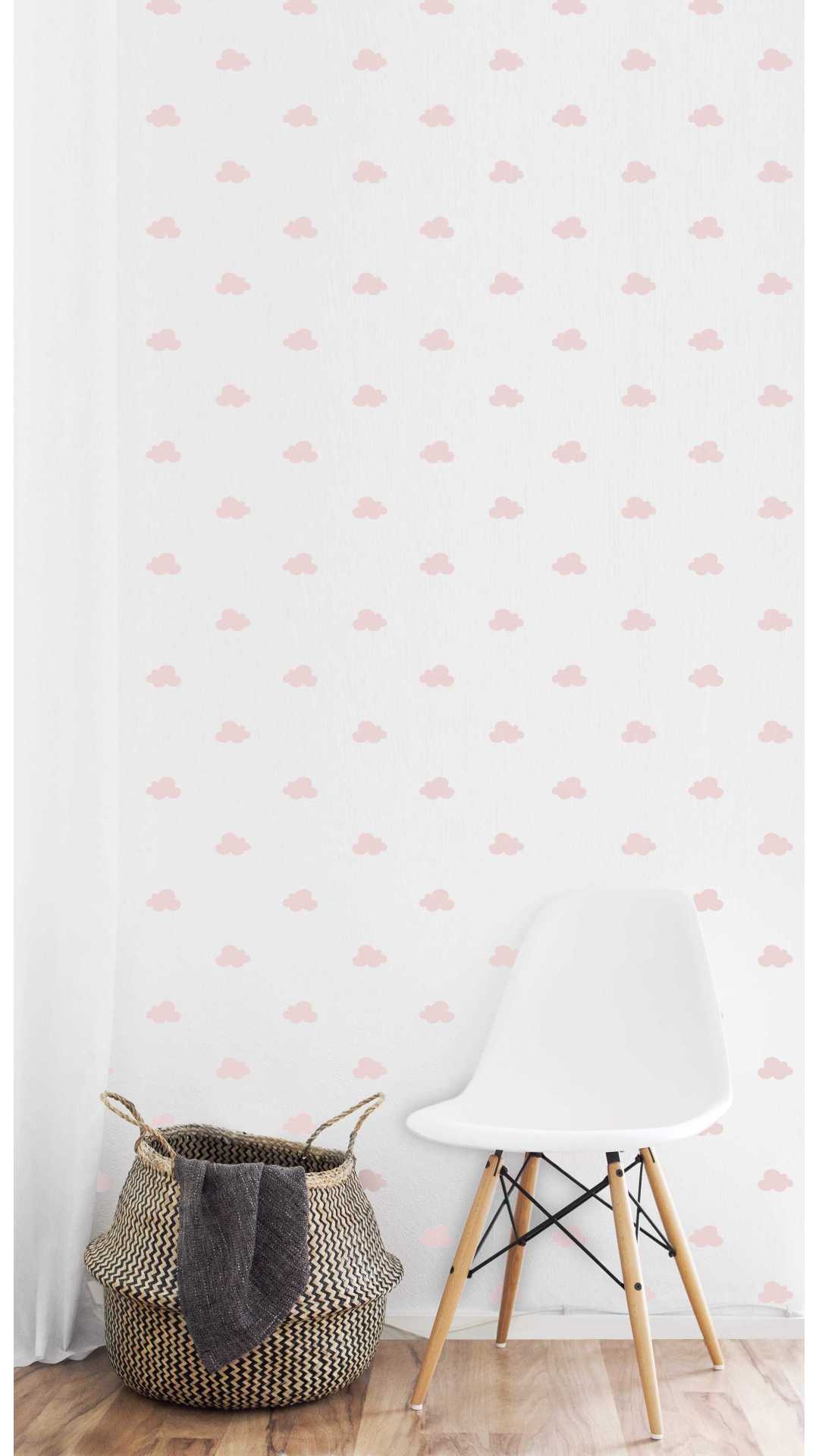 wallpaper clouds for kids room